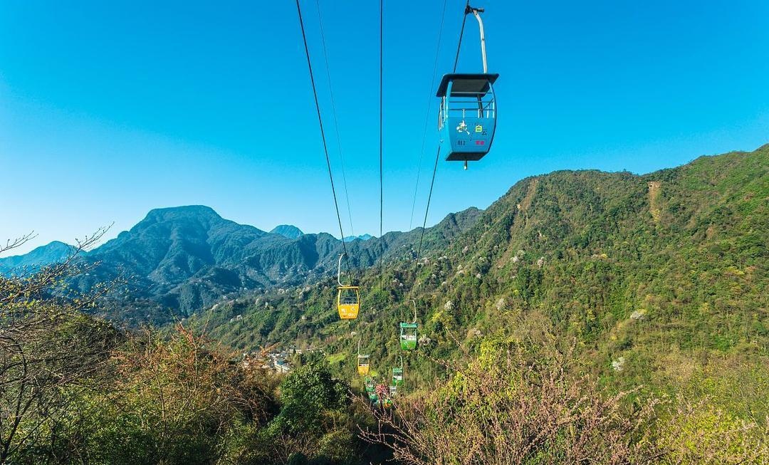 青城山前山索道图片