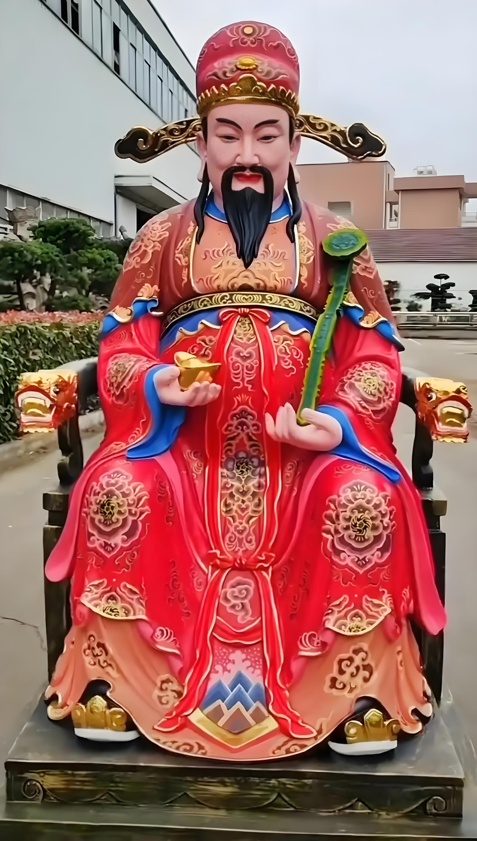 文财神比干是东路财神,在五路财神中位居首位.