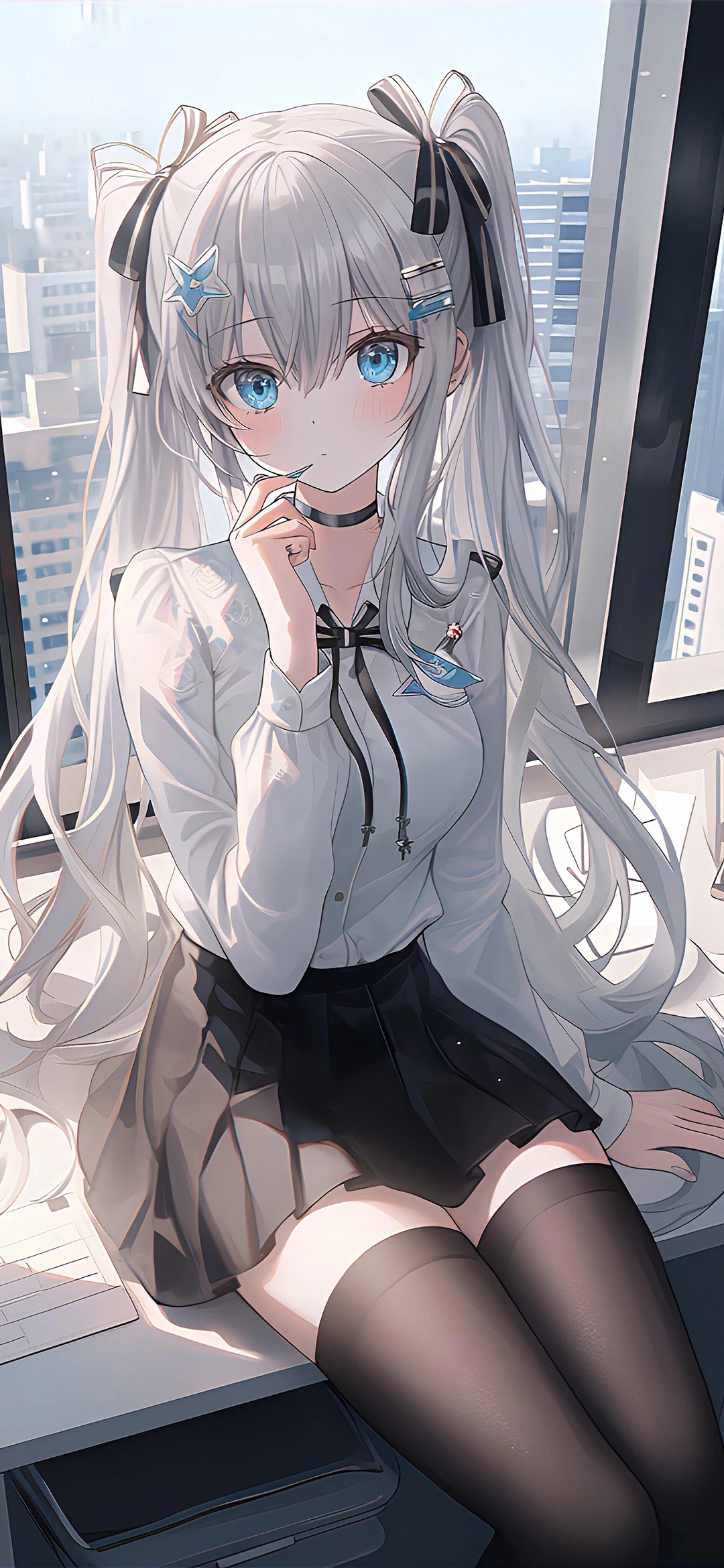 一组二次元美女图片伴你今晚入睡
