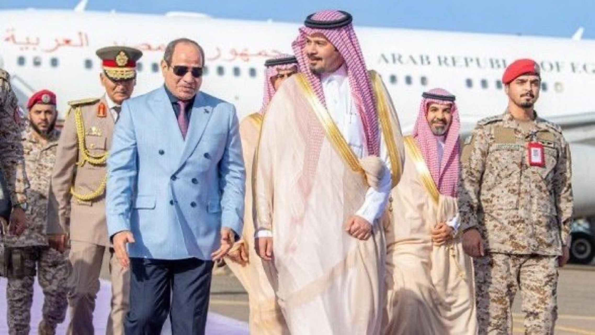 埃及总统塞西抵达麦加进行朝圣.