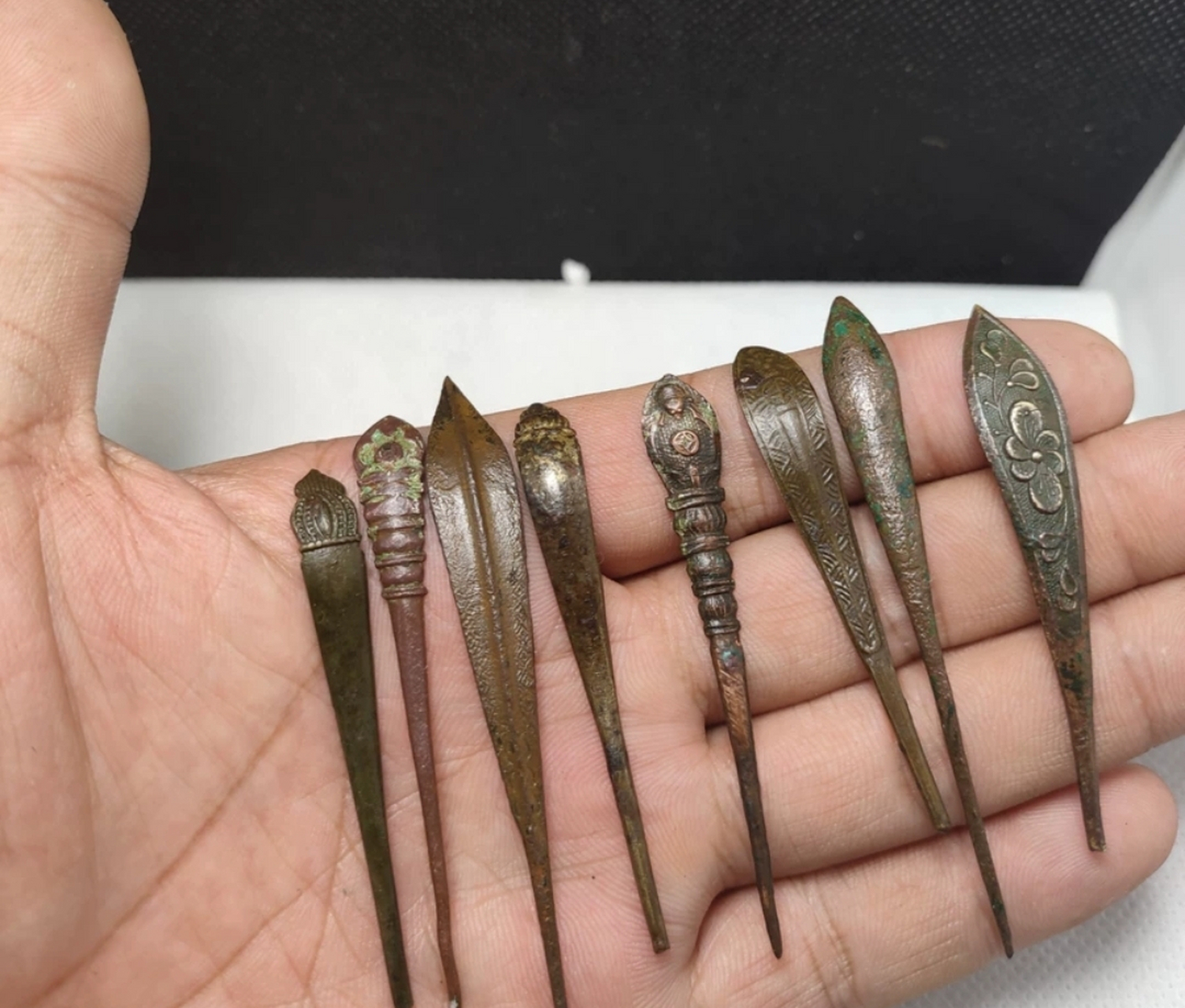 晚清民国老铜簪子一组,一共15个,30一个通走包邮