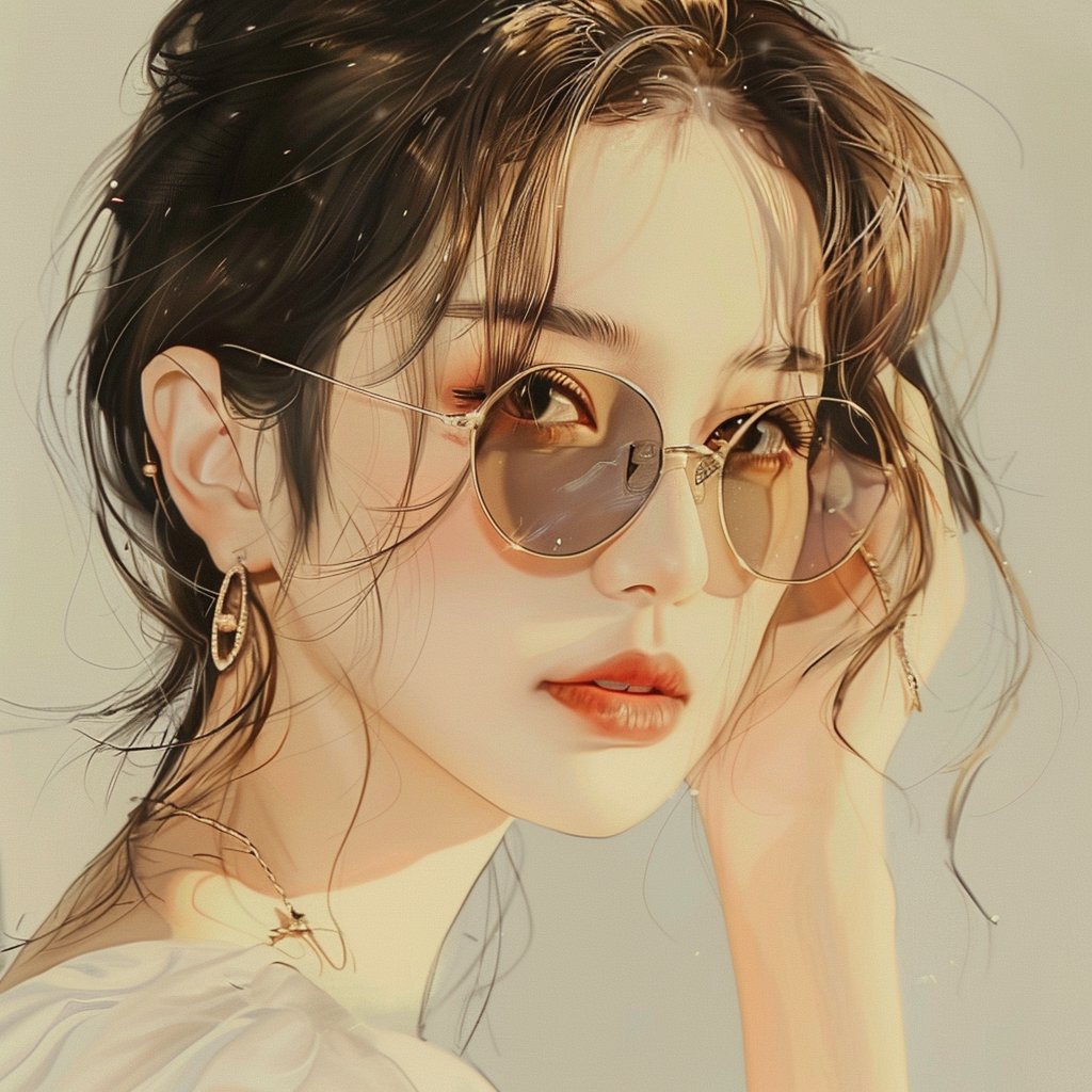 时尚精美绘画,头像图片分享