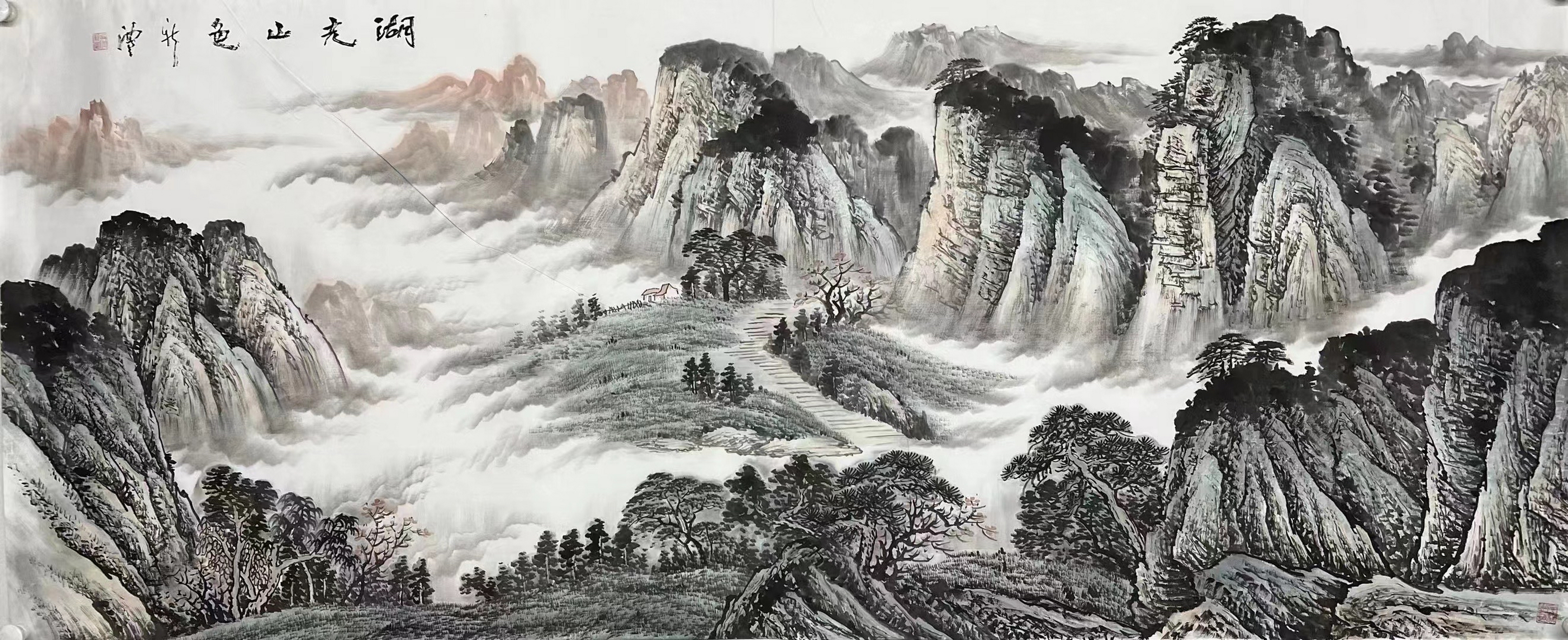 实力派画家张新庆山水画作品欣赏