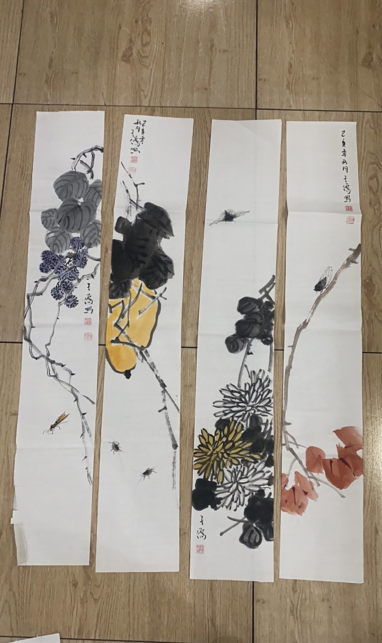 齐白石嫡传弟子王子儒画草虫,细致入微!