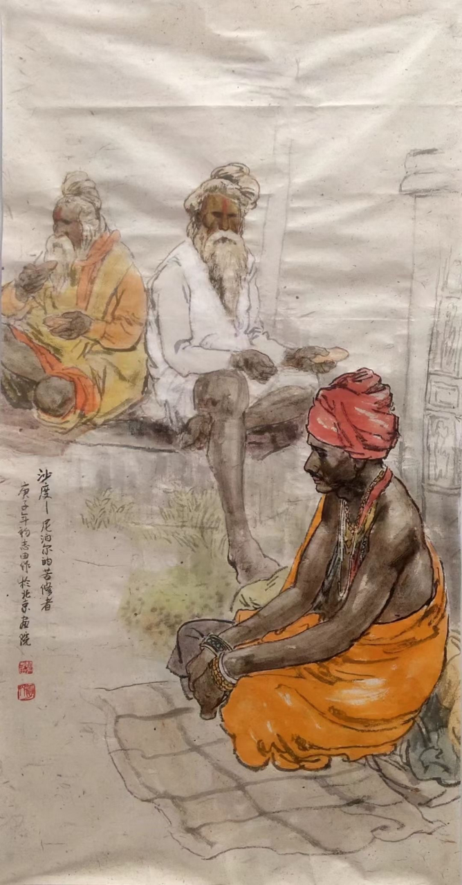 如此传神的写意人物每一幅都是珍品——画家赵志田作品欣赏