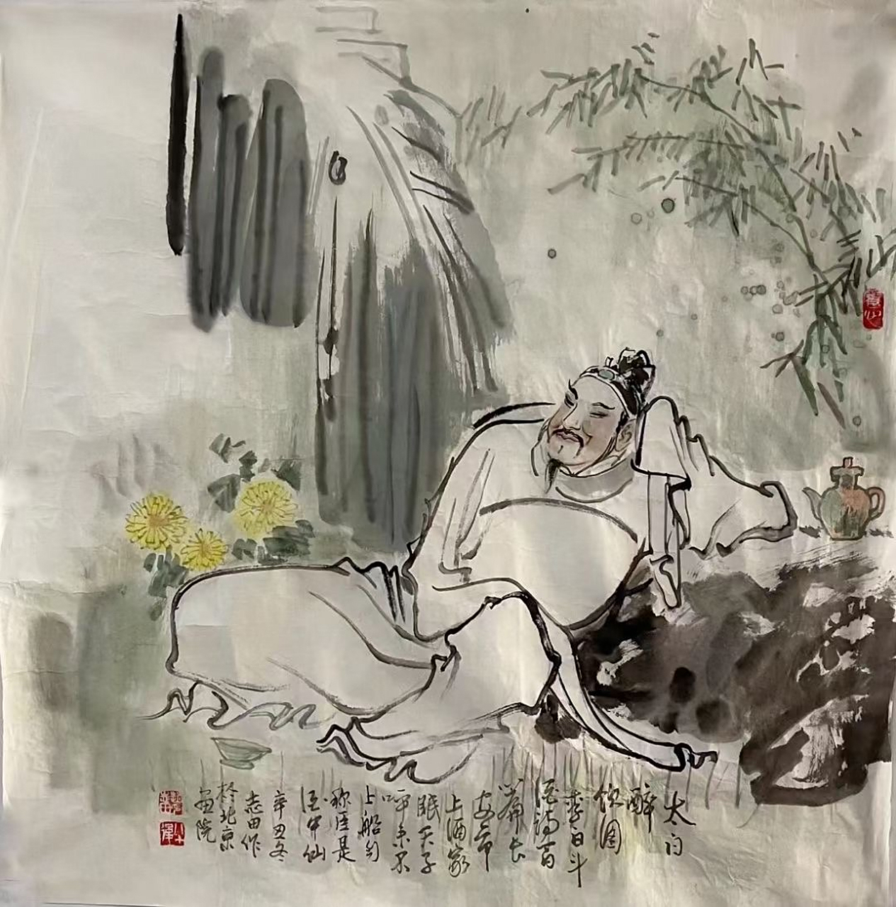 如此传神的写意人物每一幅都是珍品——画家赵志田作品欣赏