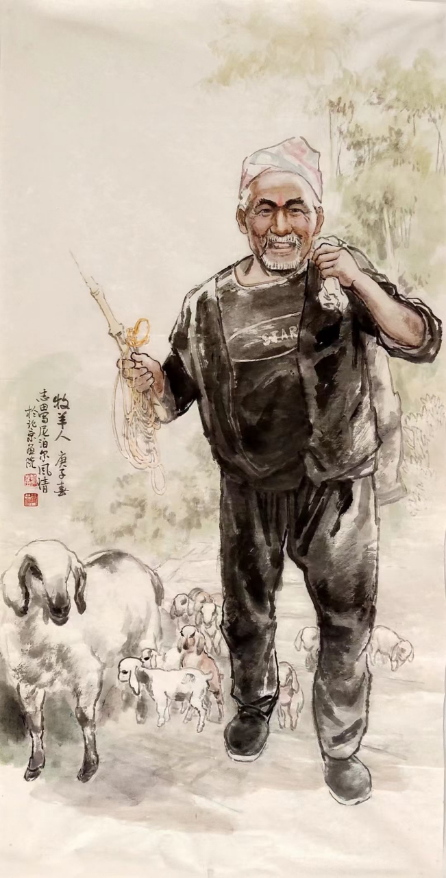 如此传神的写意人物每一幅都是珍品——画家赵志田作品欣赏