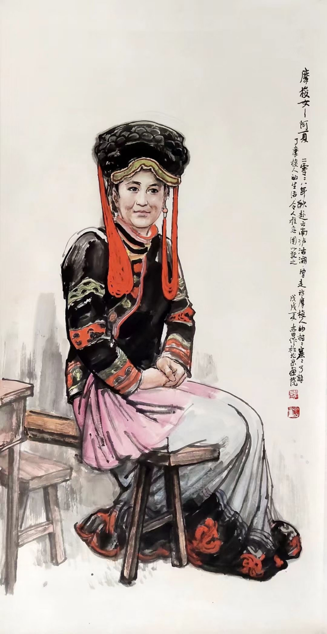 如此传神的写意人物每一幅都是珍品——画家赵志田作品欣赏