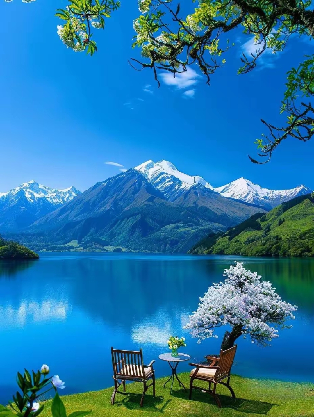 湖光山色大片图片!太漂亮啦!