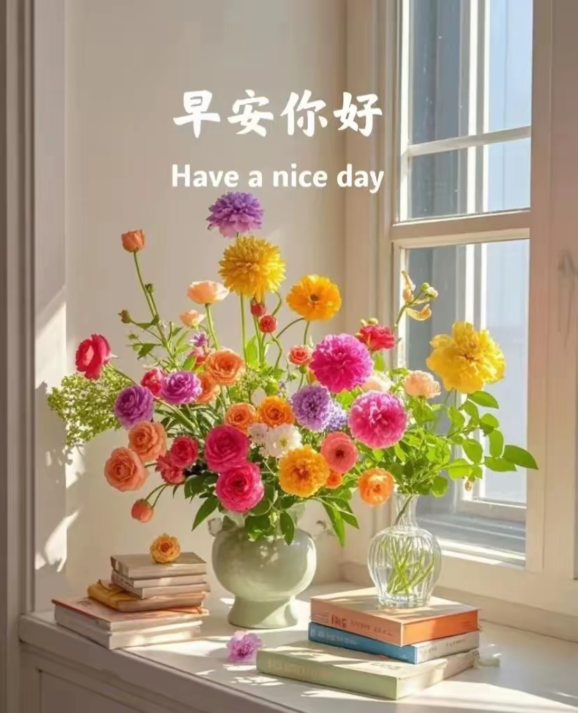 早安你好问候语精美图片