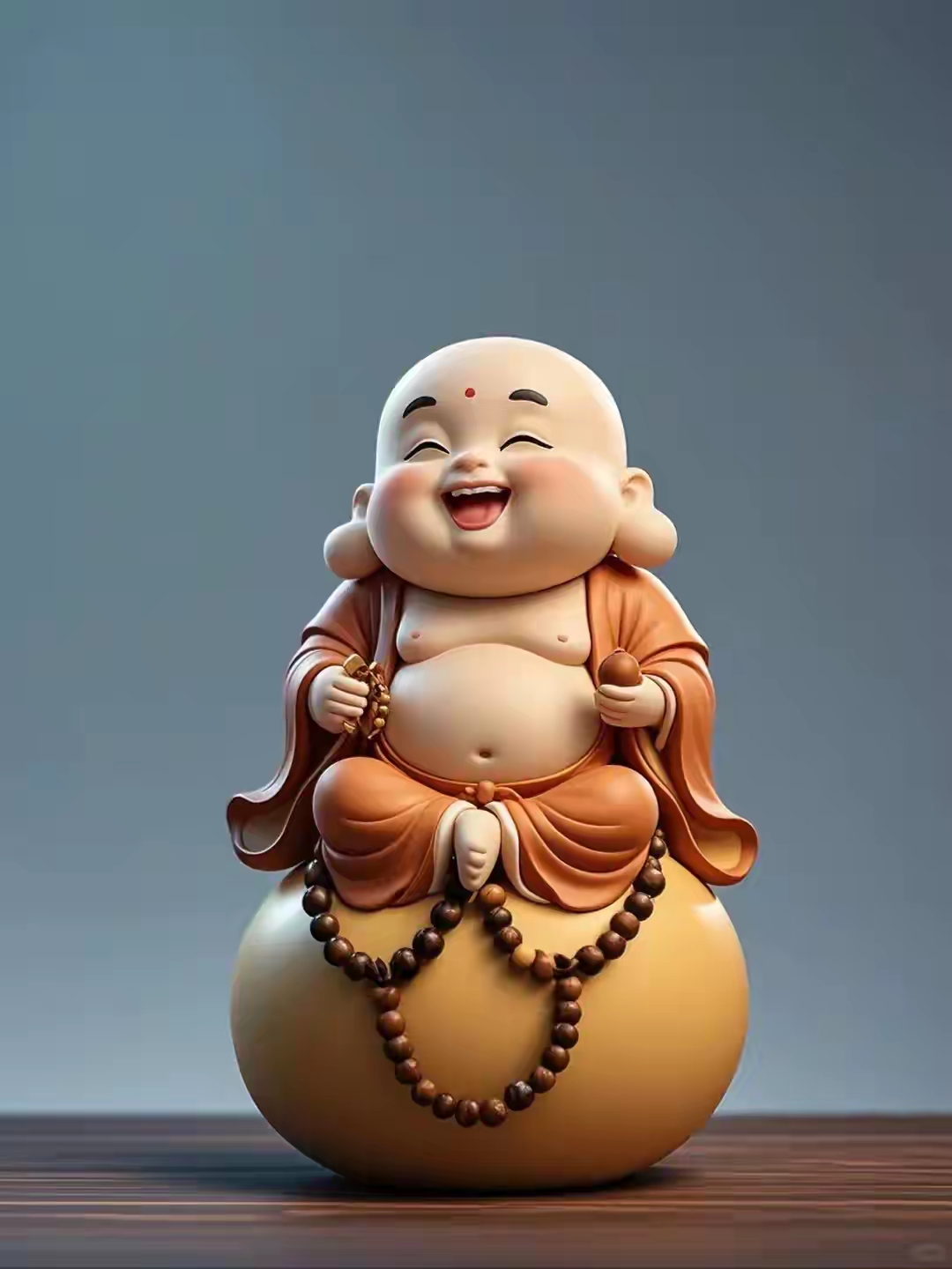 高清晰微信头像小和尚图片.喜迎笑口常开的小和尚图片