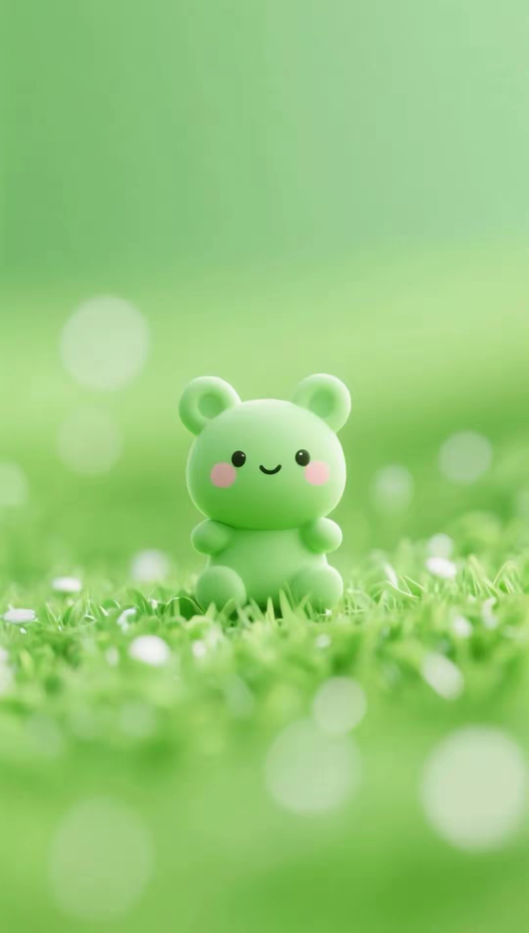 浅浅的绿色养眼简单大气的壁纸屏保手机背景墙的图片