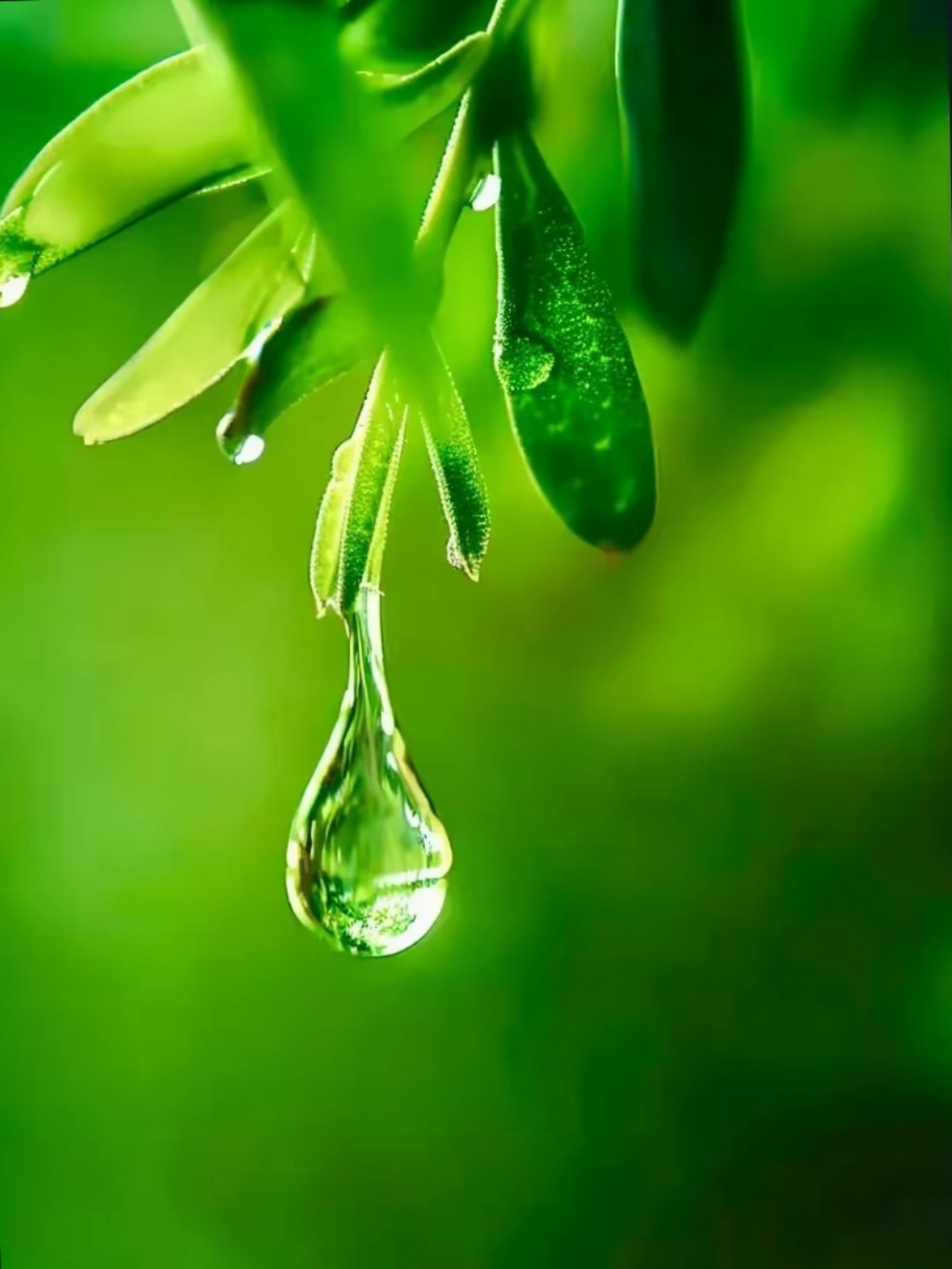 高清雨滴屏保图片