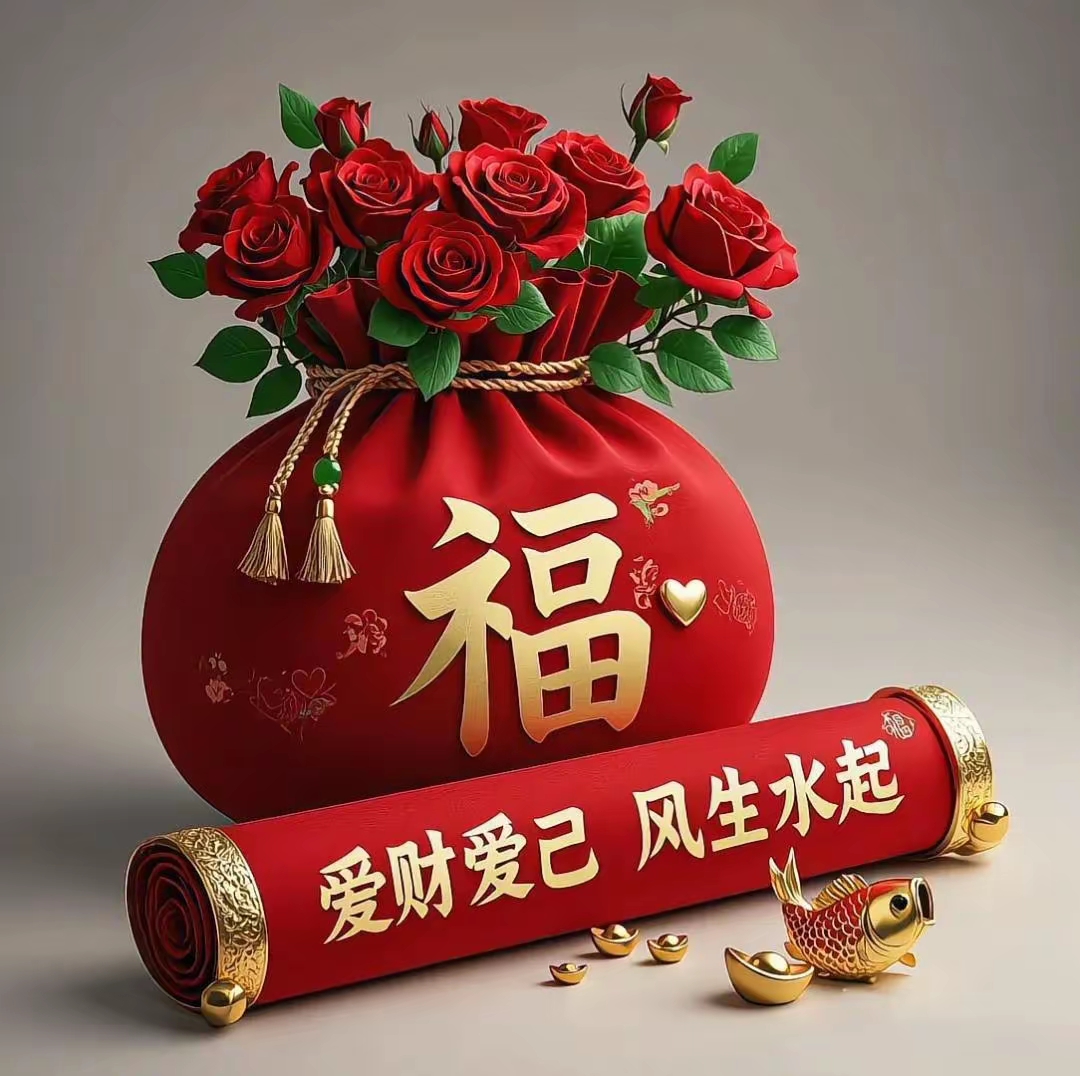2025年换个喜庆寓意吉祥发财的头像吧