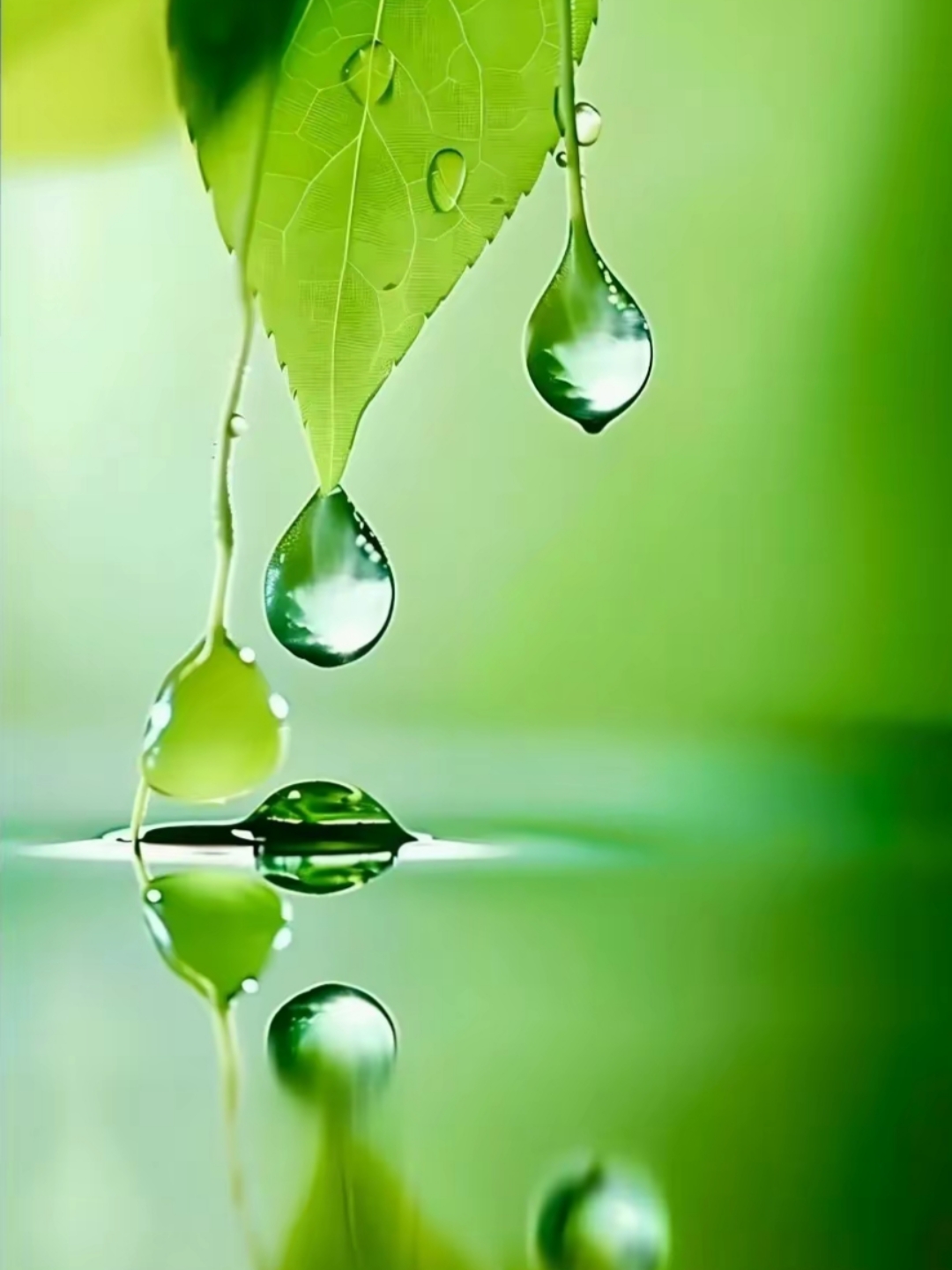 高清雨滴屏保图片