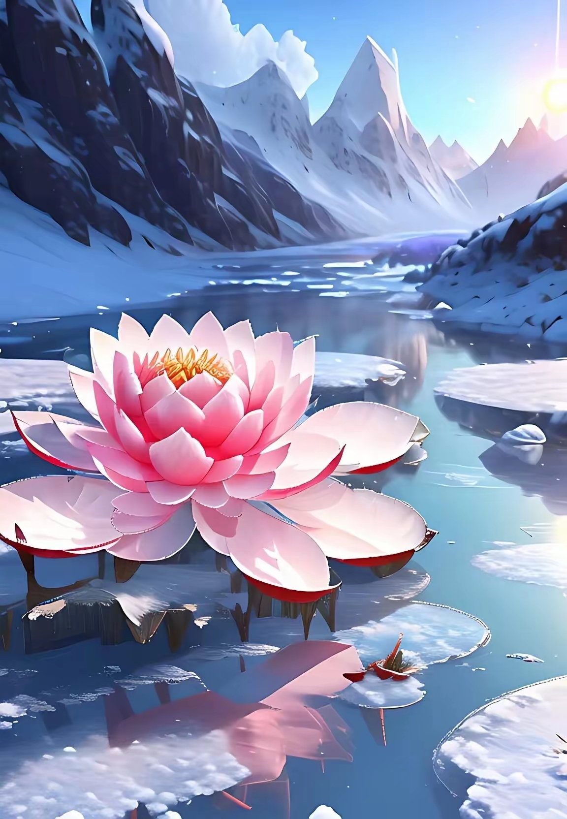 大山深处的雪莲花图片,雪莲花真的是太漂亮啦,纯洁无暇冰美人