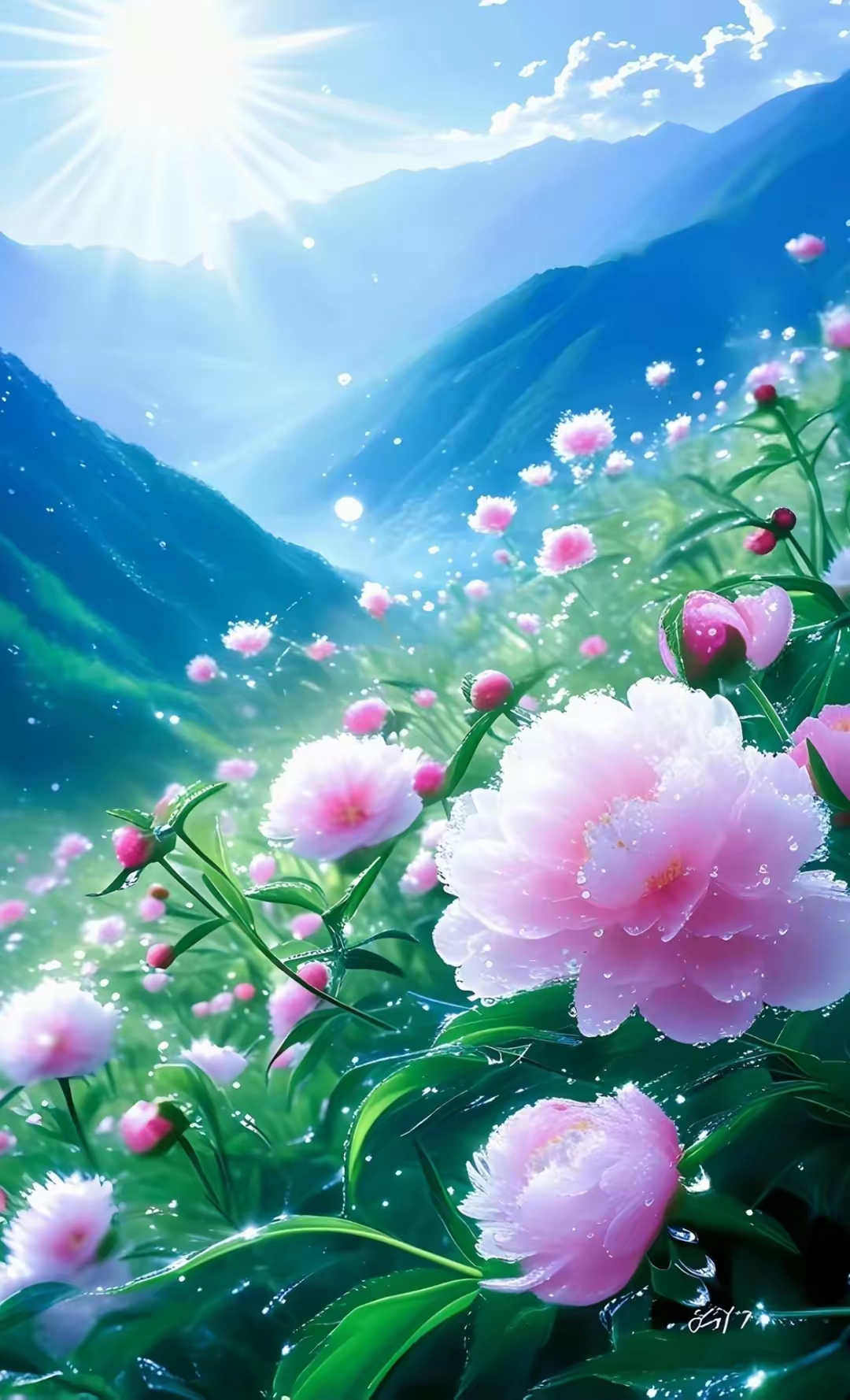 山间美景图片,做壁纸屏保的图片