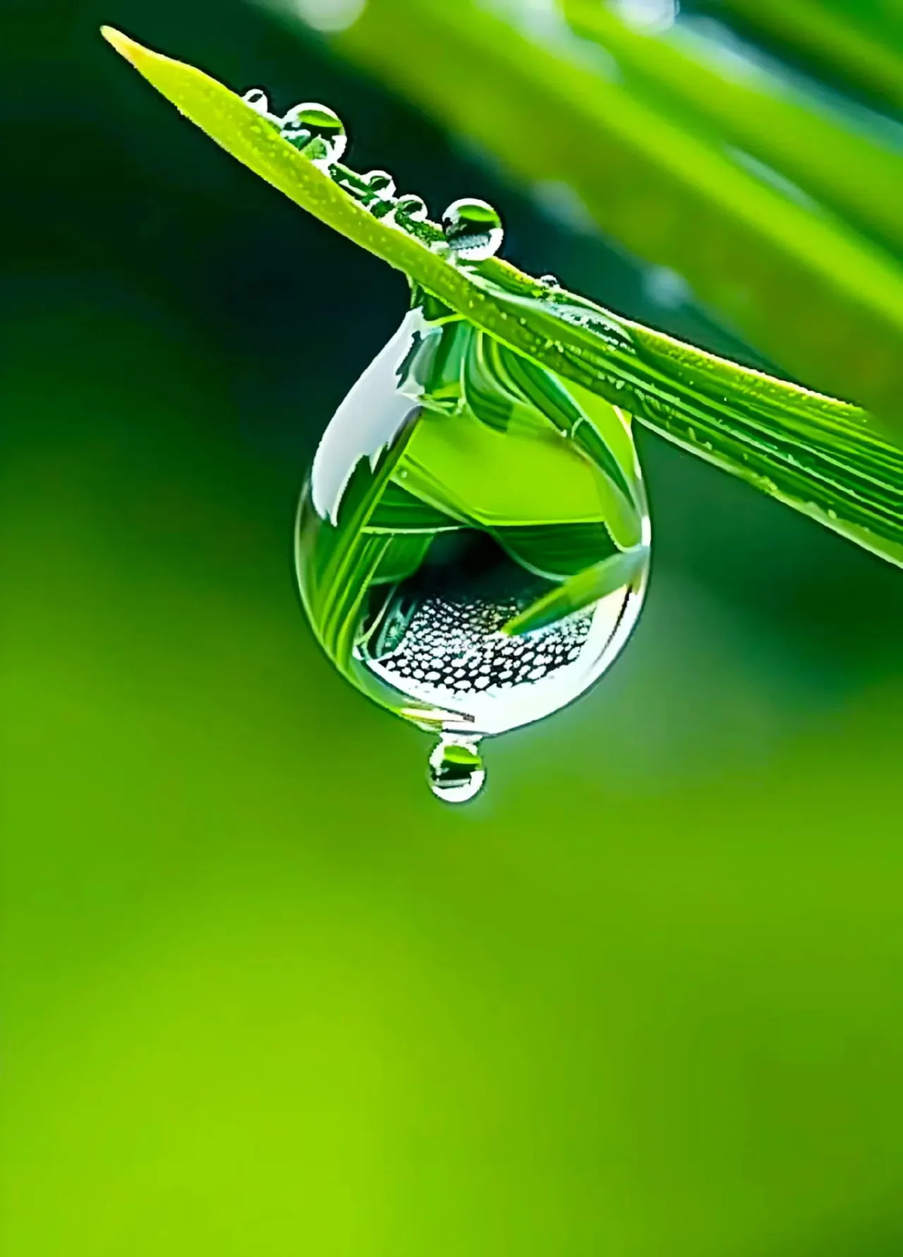 绿色雨滴图片大全大图图片