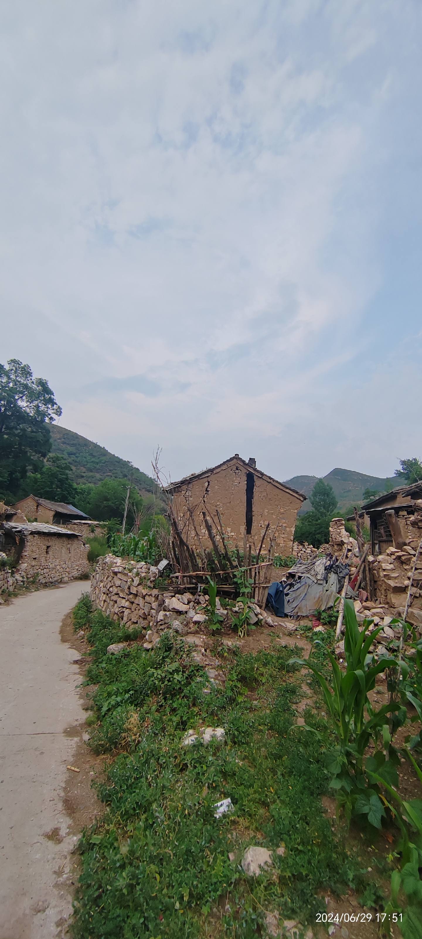 山区村庄自然风景图片图片