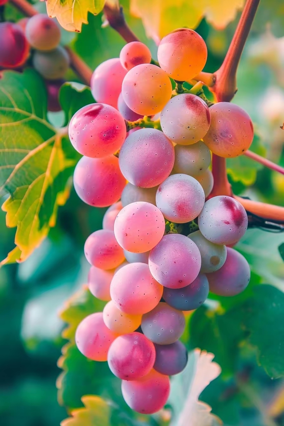 成串的紫葡萄图片!