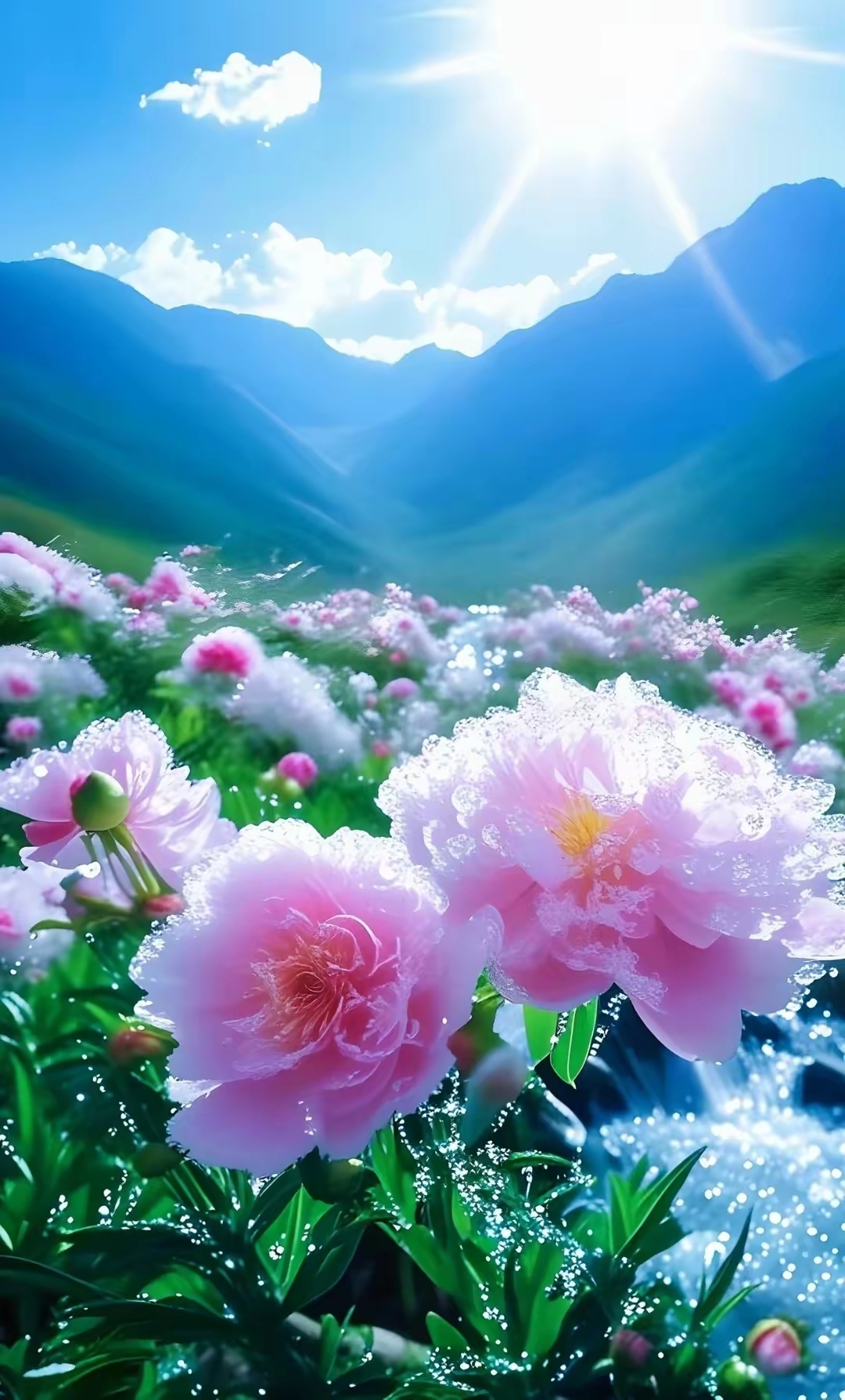 待到山花烂漫时,她在丛中笑.好漂亮的花海图片!