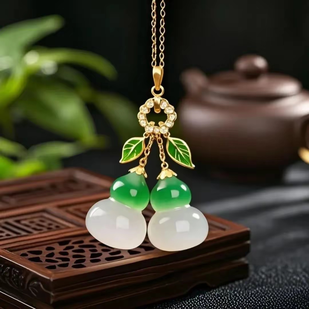 精美玉葫芦吊坠图片,葫芦福禄双全保平安吉祥的图片,做头像的福禄双全