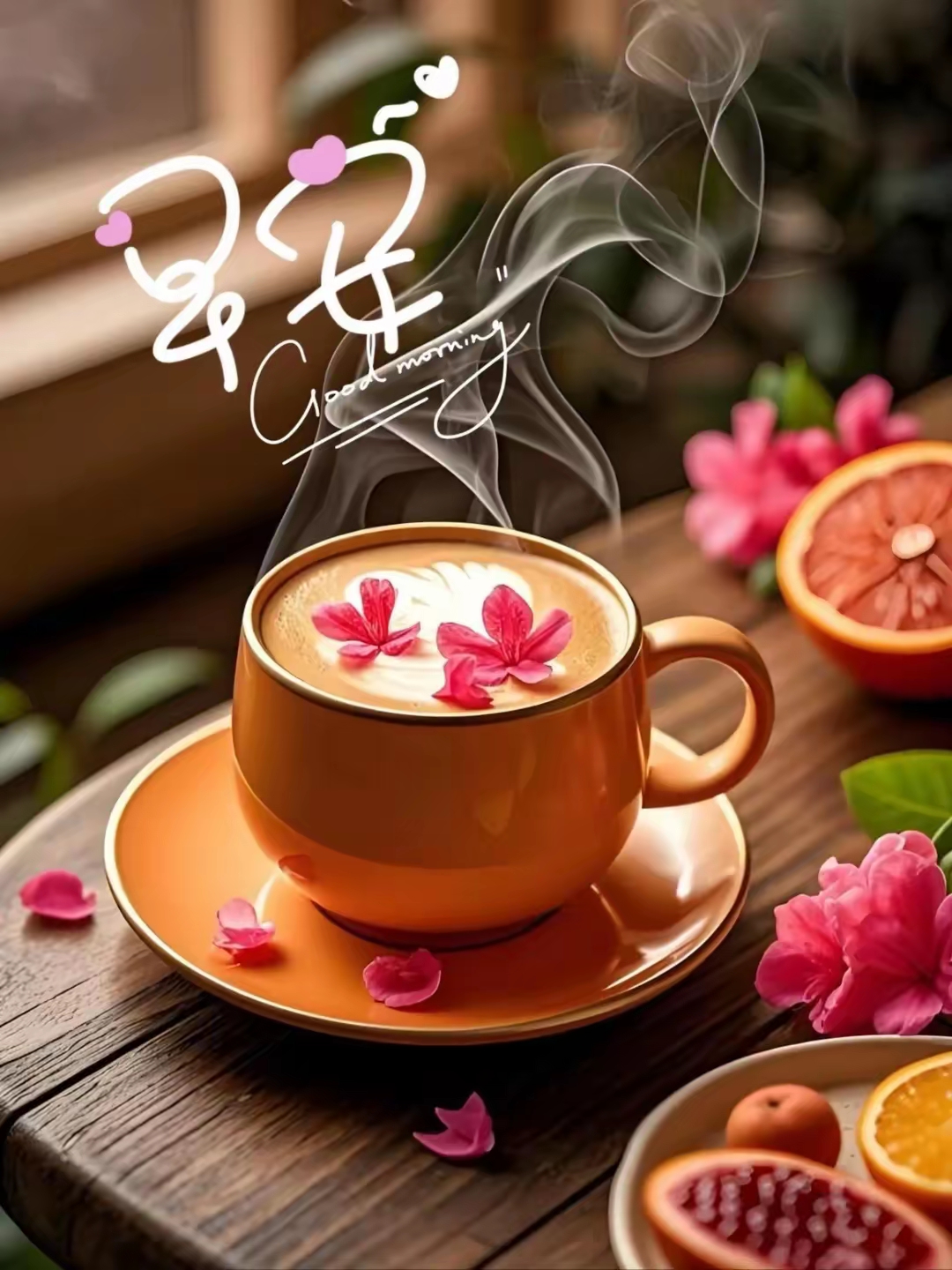 早安你好精美句子图片,一个图片代表着满满的诚意,问候朋友的早安你好