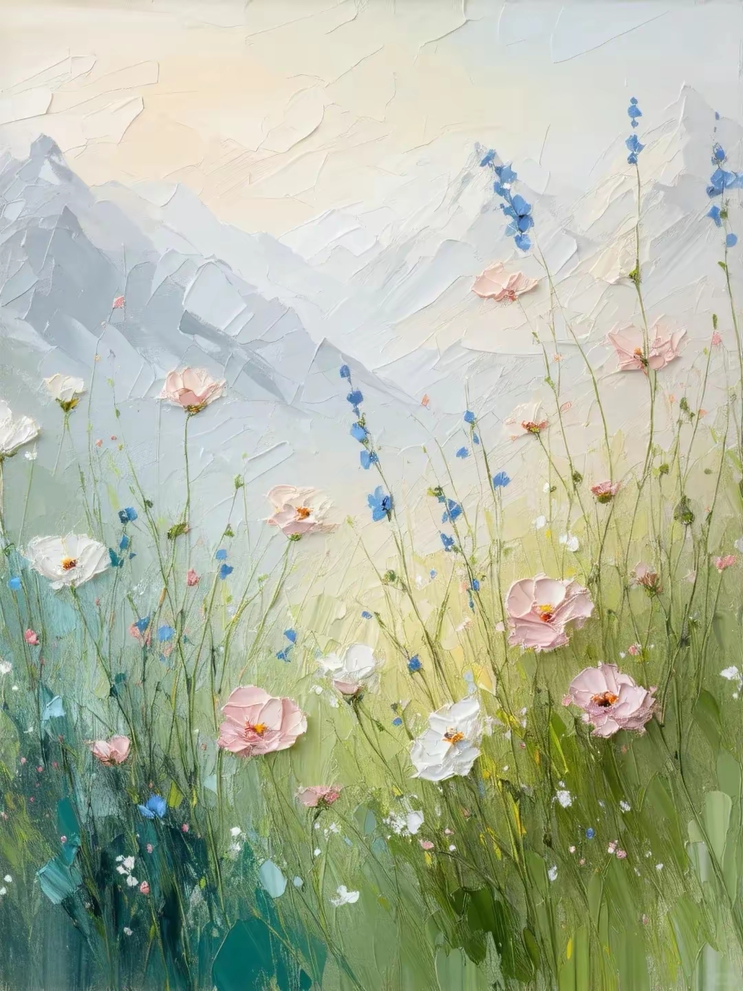 涂鸦几笔勾勒出一幅美丽的景色!