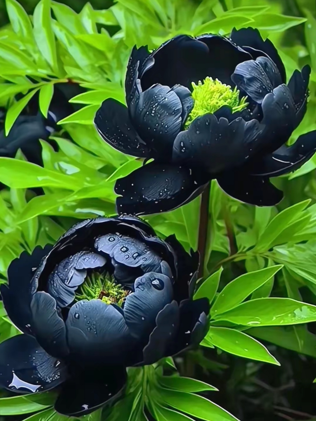 充满神秘感的黑牡丹图片!