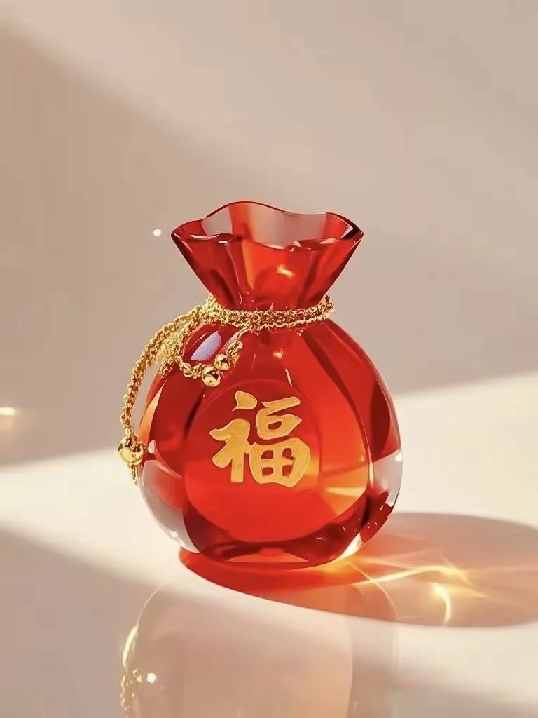 做壁纸手机锁屏背景墙的精美图片,钱袋子上带有福字的图片