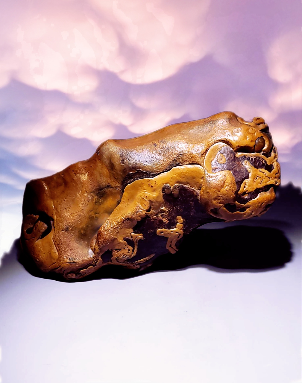 古埃及文明# 来自埃及大漠的古磐石,如果是奇石收藏的新起之秀,其