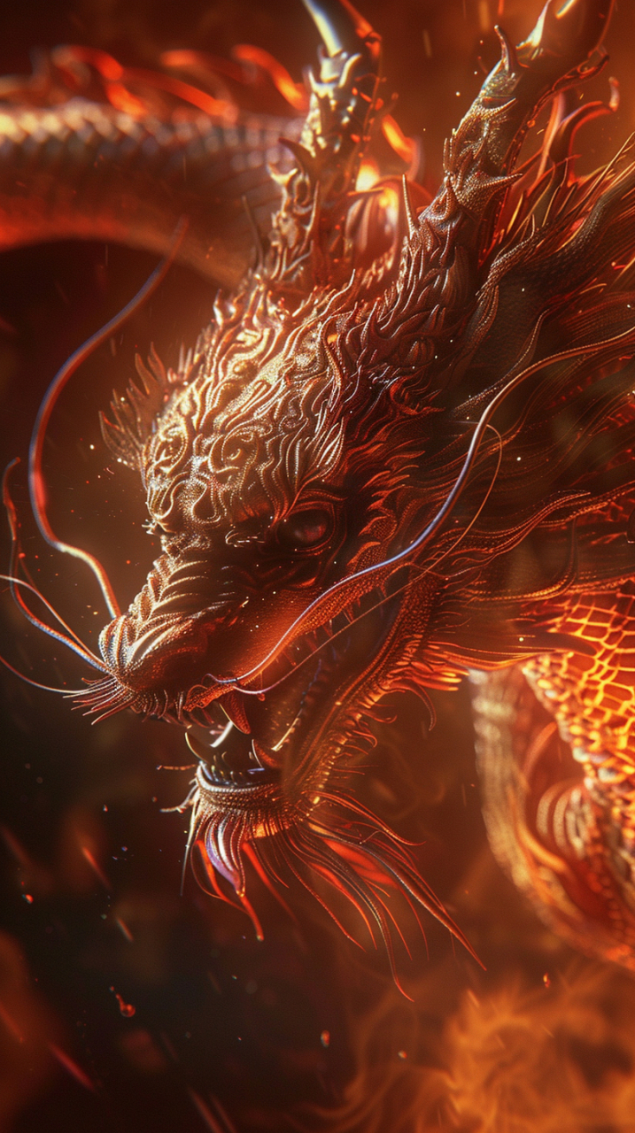 🔥震撼登场!这条红色中国龙,绝对让你目不转睛!