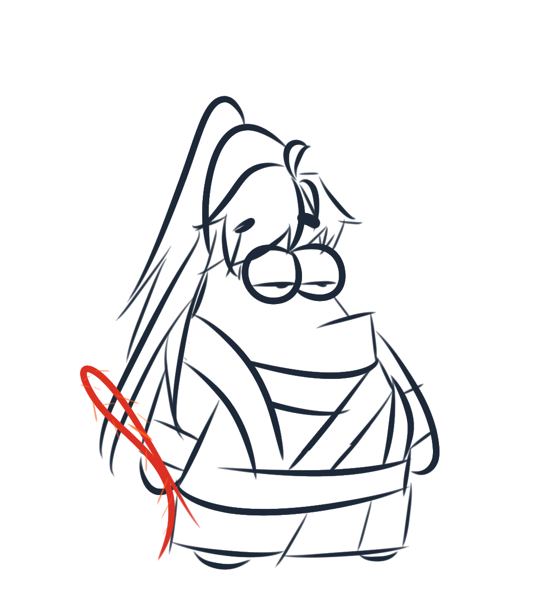 画渣# #画画# #性⑿∷等宋锘坛躺蚯迩飍版图片 简笔画原耽女孩