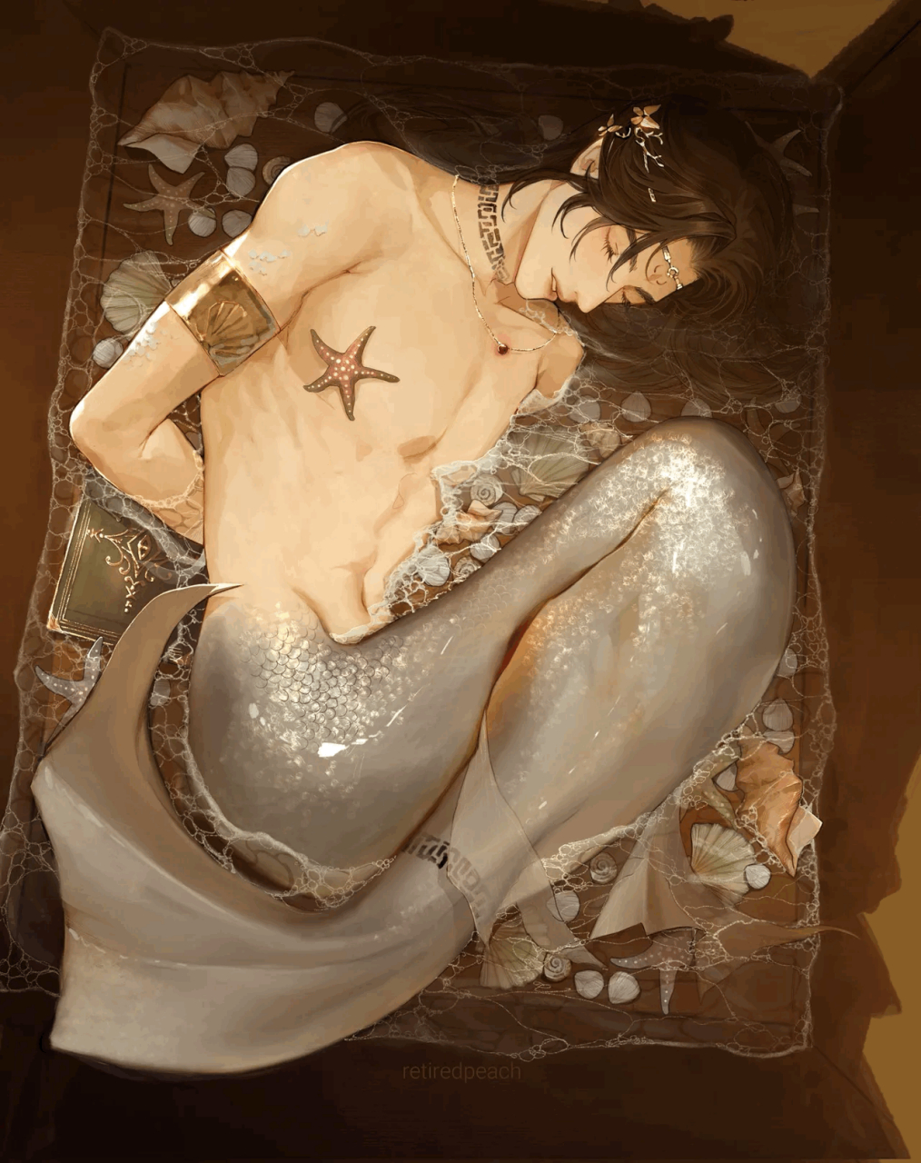 天官赐福# #谢怜# 来自深海的人鱼怜怜