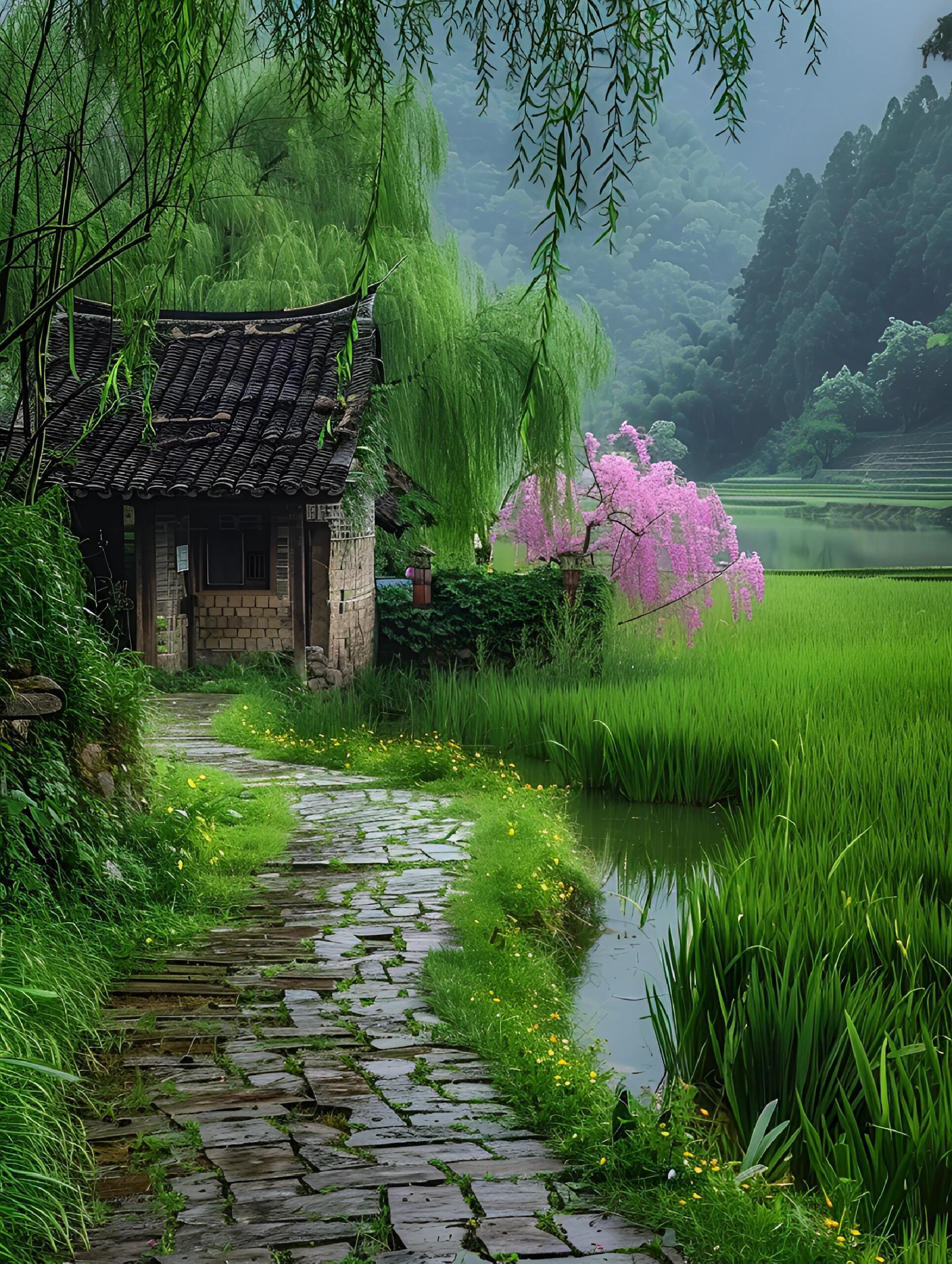 " 绿树村边合,青山郭外斜 ." 67  #摄影爱好者联盟