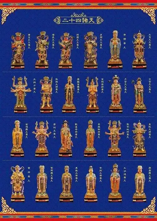 南无二十四诸天护法菩萨摩诃萨!
