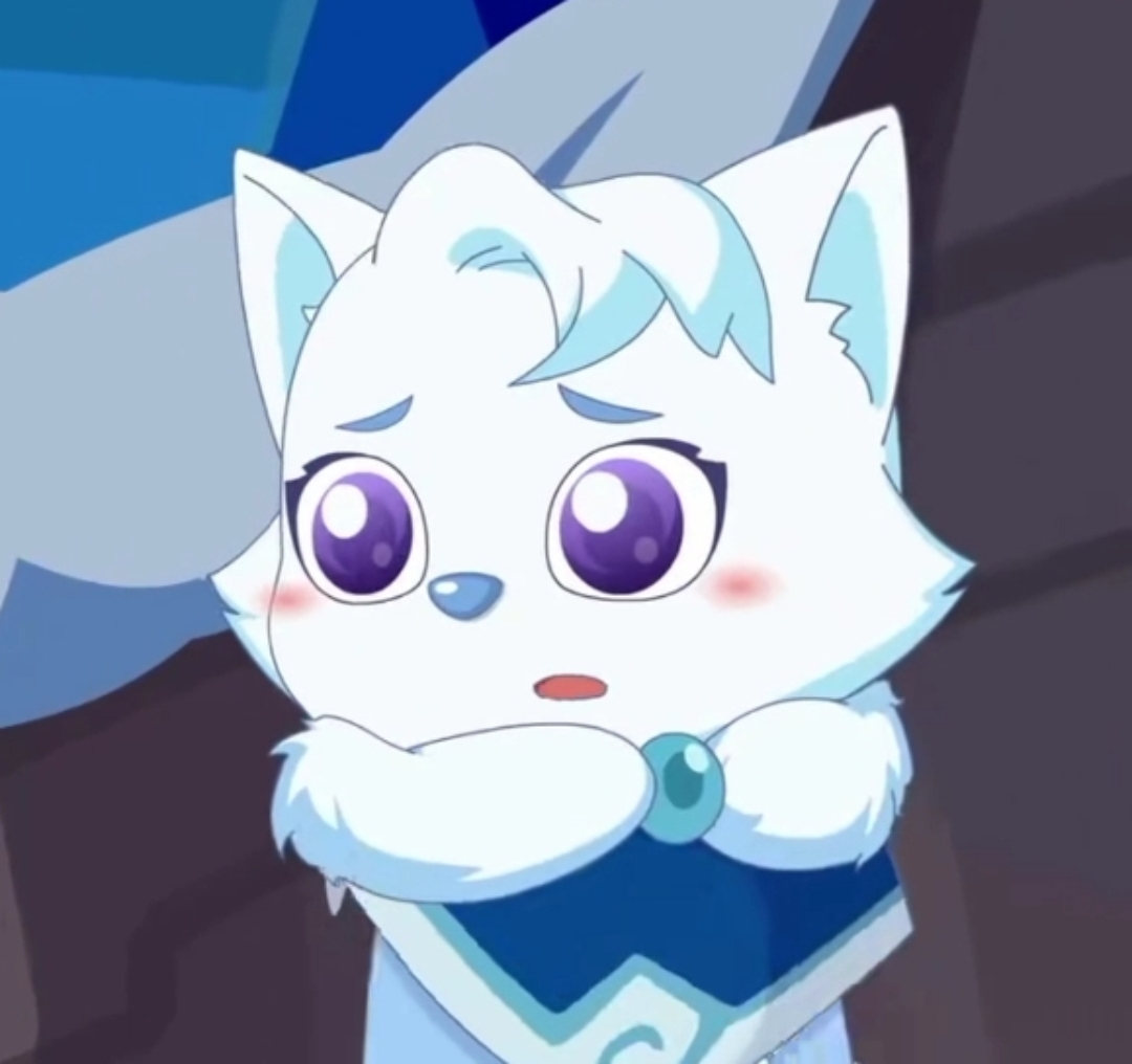 羊村守护者7之遨游神秘洋##遨游神秘洋冰糖#  哇,雪狐冰糖真的好可爱