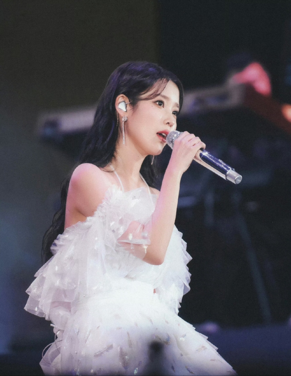 iu李知恩甜美可爱舞台风,原来国民妹妹真不是浪得虚名啊!#2024我想说