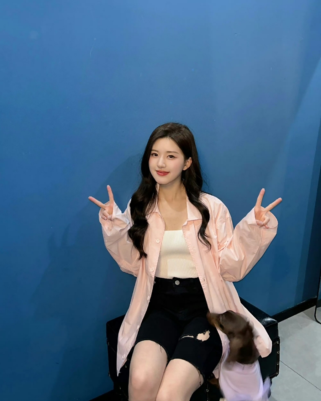 赵露思吊带内衣美照,甜美笑容超有感染力!#2024我想说