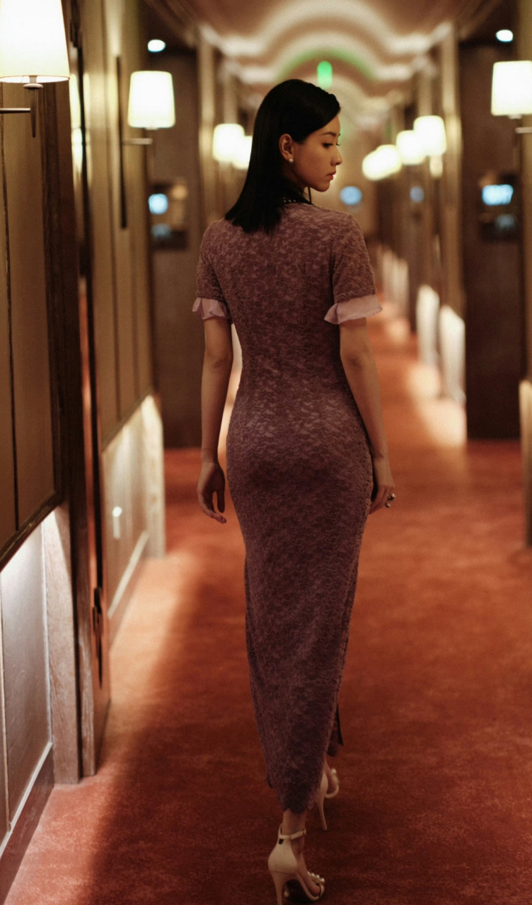 陈都灵国风旗袍写真,既展现曼妙的身材又有知书达礼的气质!