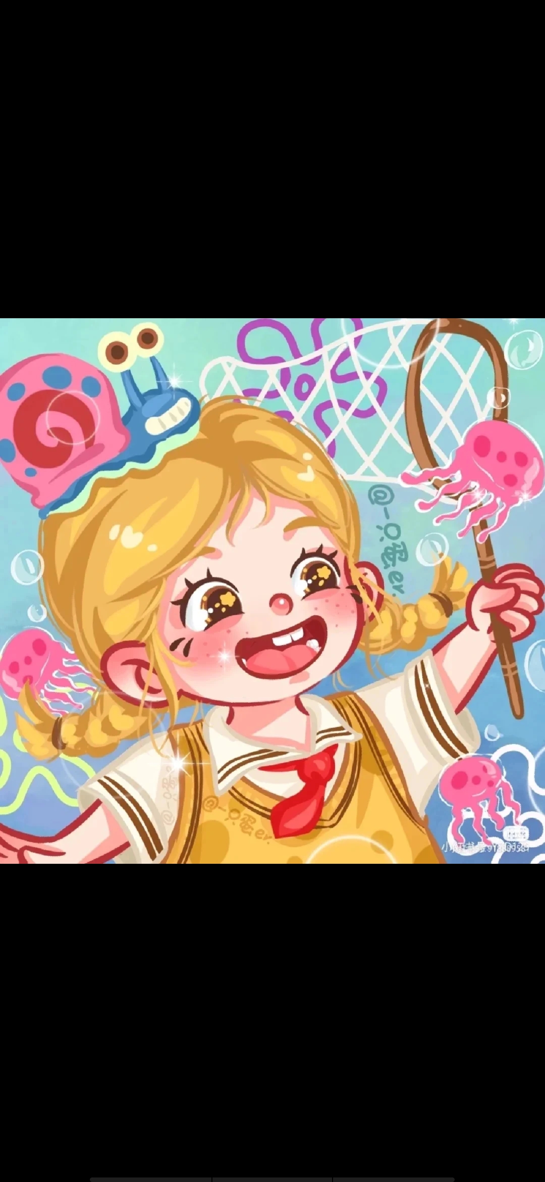 海绵宝宝版闺蜜头像
