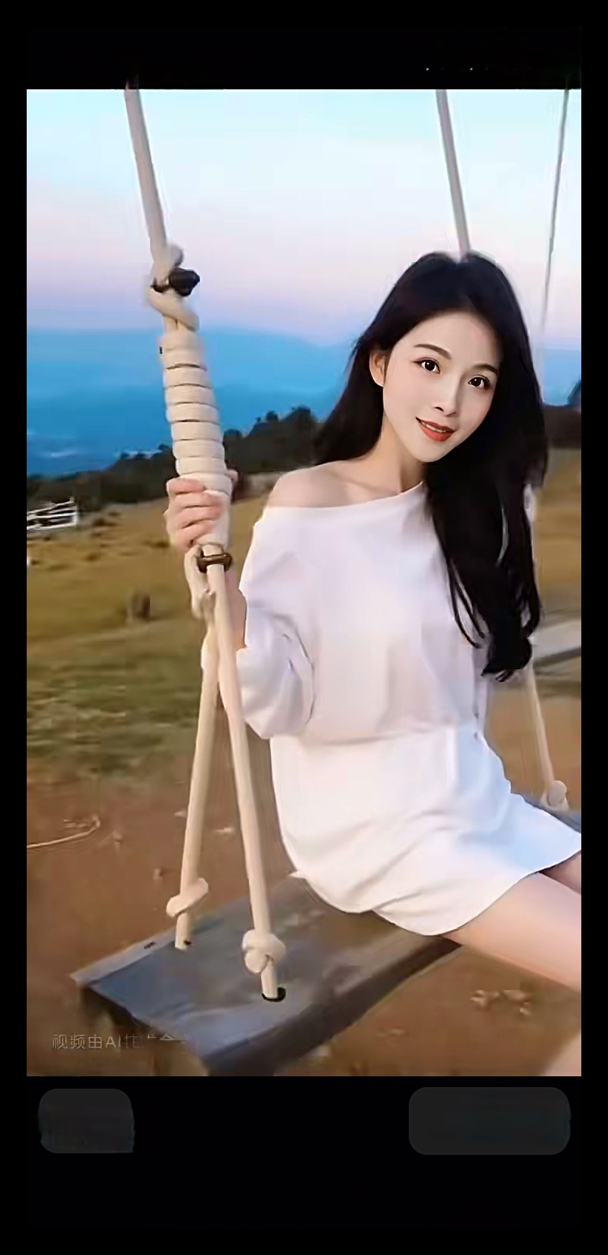 诗词歌赋交流地# 《七绝～荡秋千》 素色罗衣裹楚