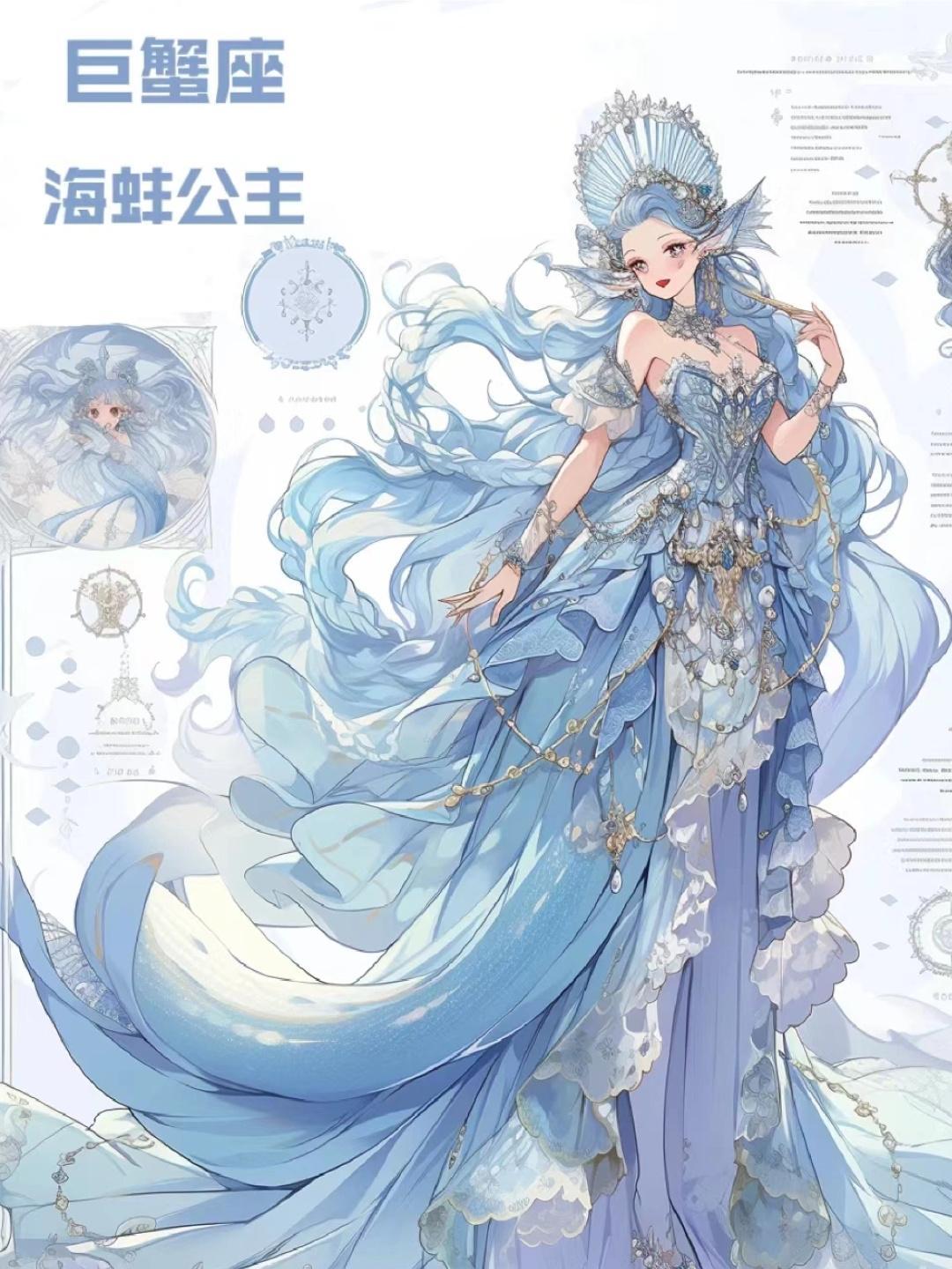 十二星座海洋公主系列