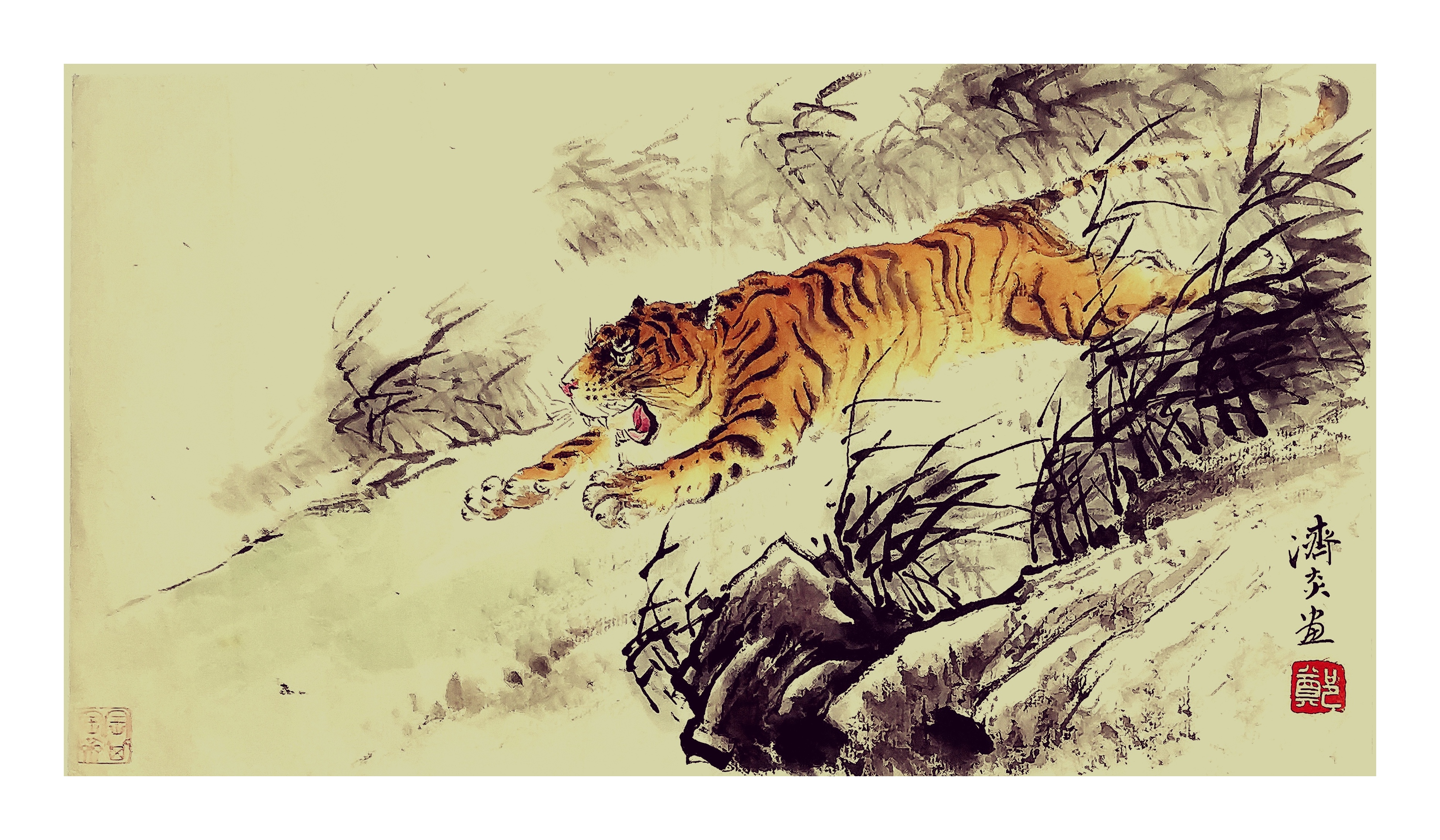 郑济炎,1944年出生于江苏常熟,著名画家刘旦宅入室弟子,上海屏山书画