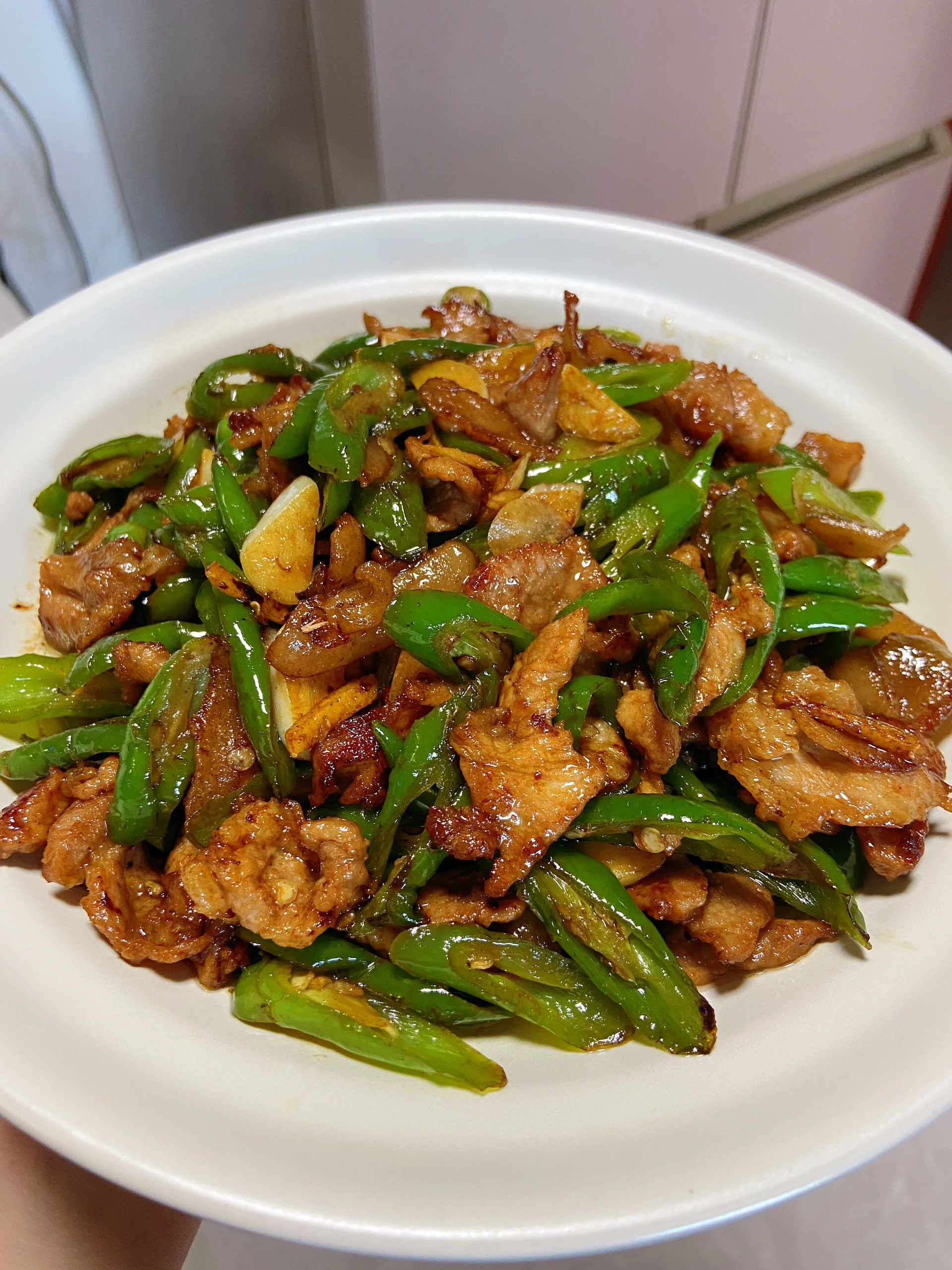 无敌下饭的辣椒炒肉,感觉辣椒比肉还好吃,软糯又入味,米饭直接炫不停