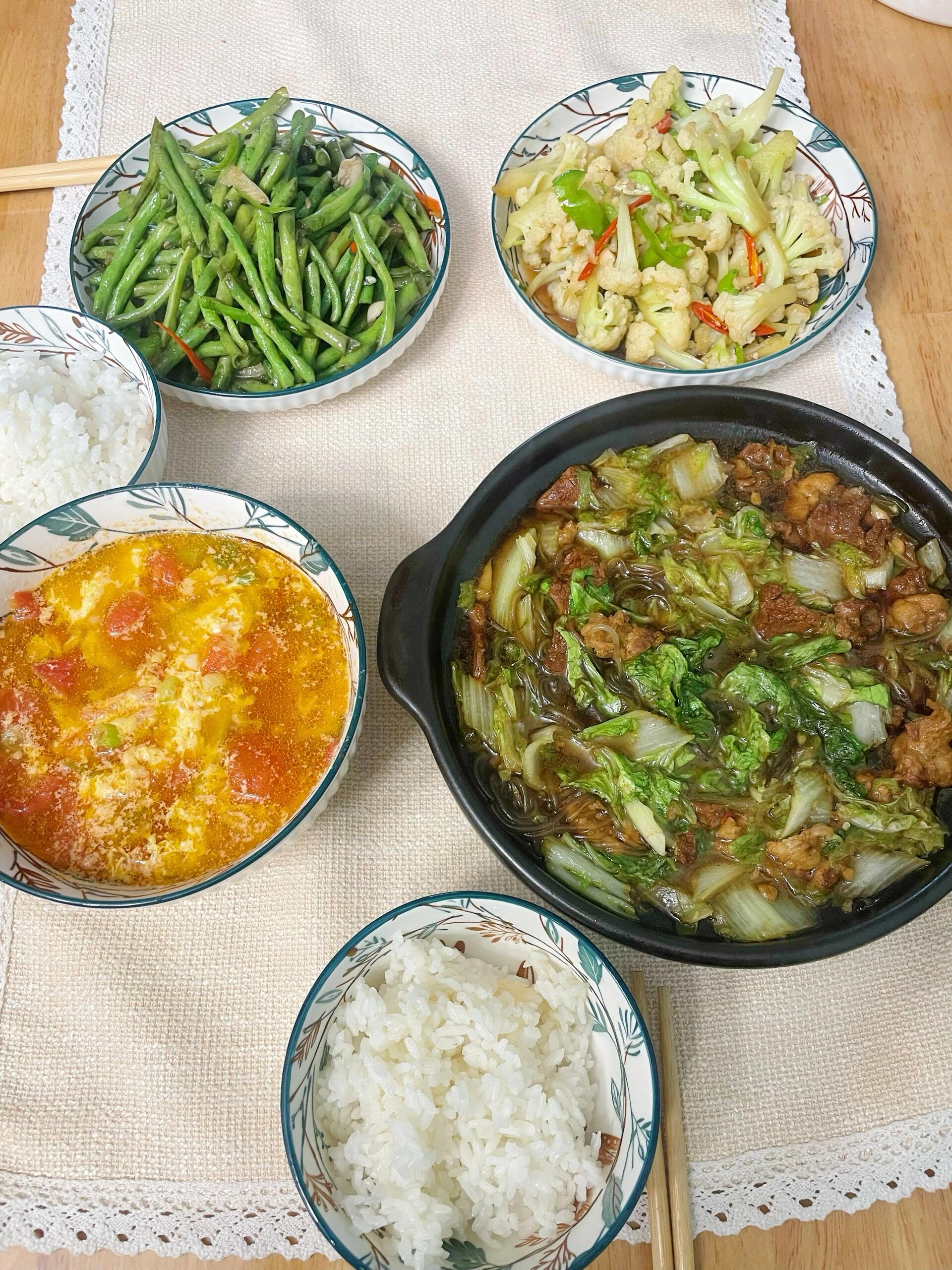婆婆35元做的午饭!三菜一汤,又是佩服婆婆的一天!