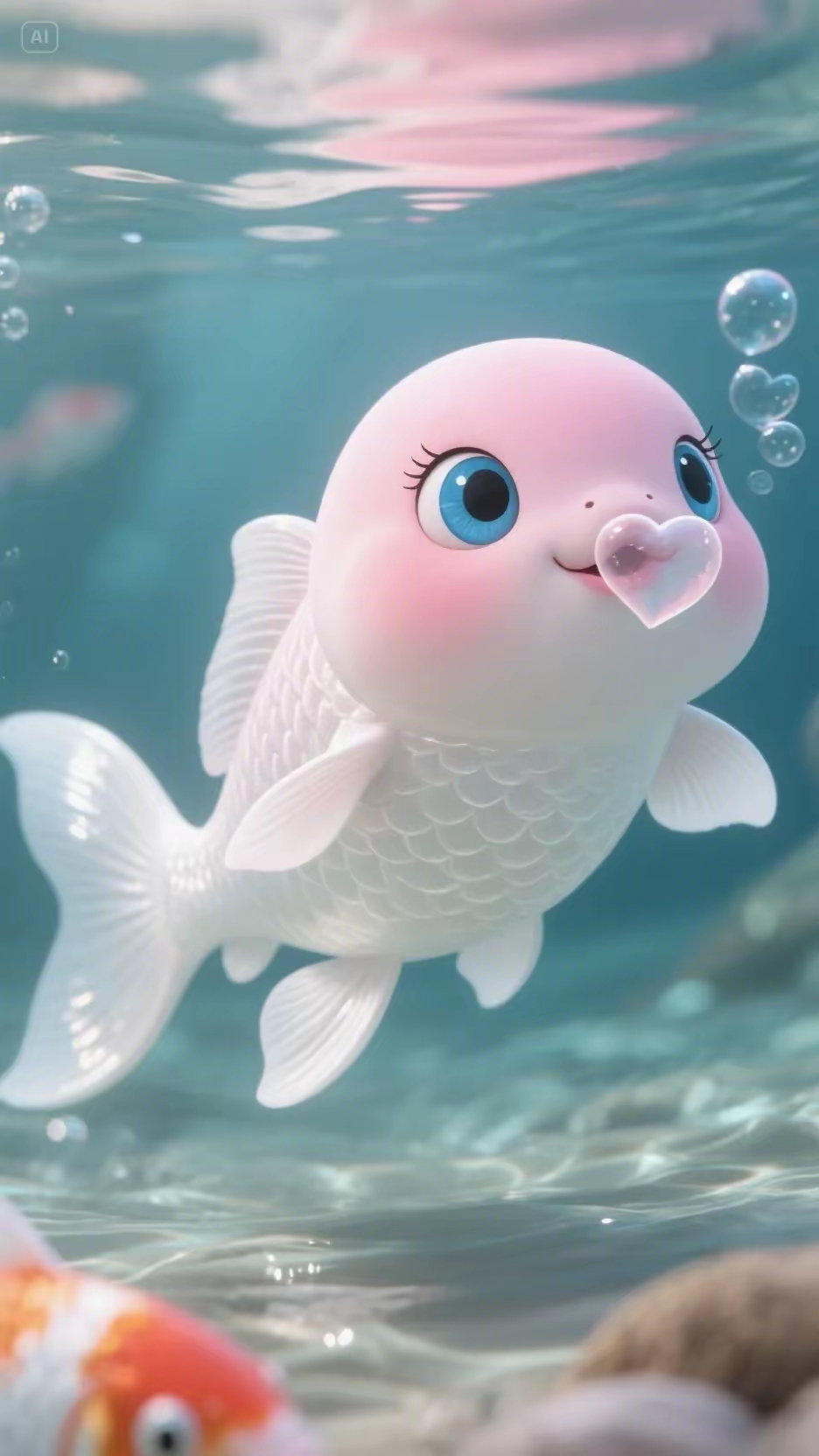 见者心想必事成,福运像欢快小鱼,"咻"一下游进家门～生活像开挂,一顺