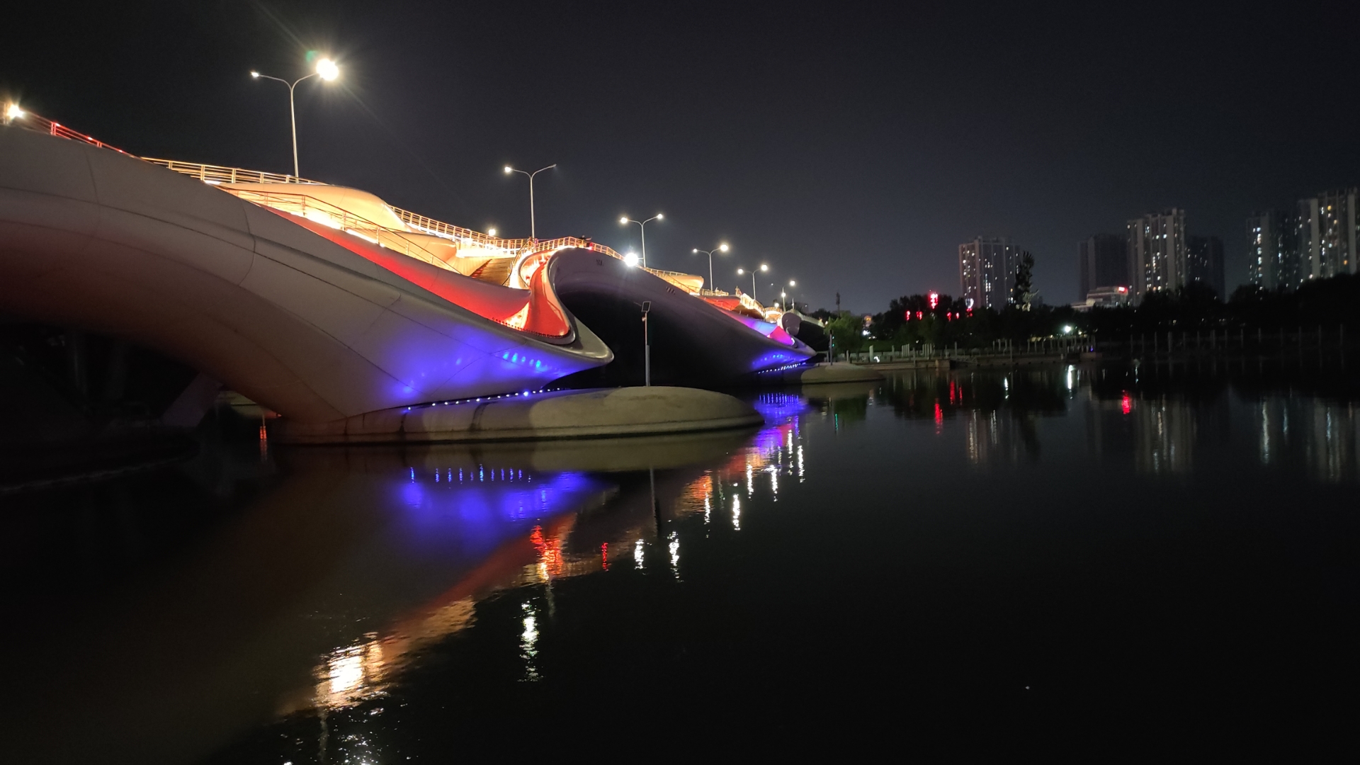 北京通州夜景图片