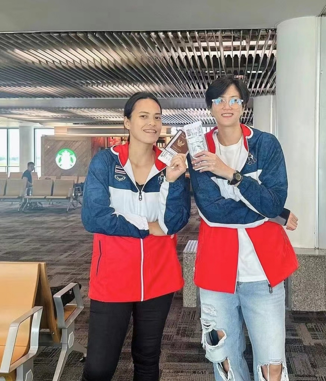 原泰国女排主攻维拉万和副攻普莱姆基特也来杭州啦!