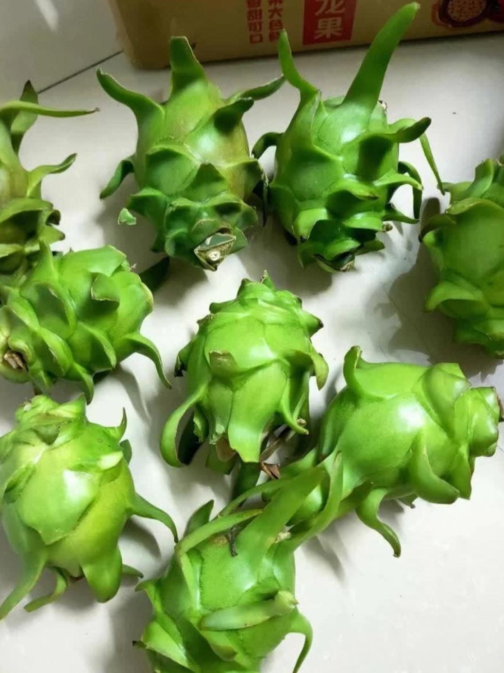 发现绿色的火龙果,鲜艳的绿色让人眼前一亮,仿佛大自然的艺术品,我是